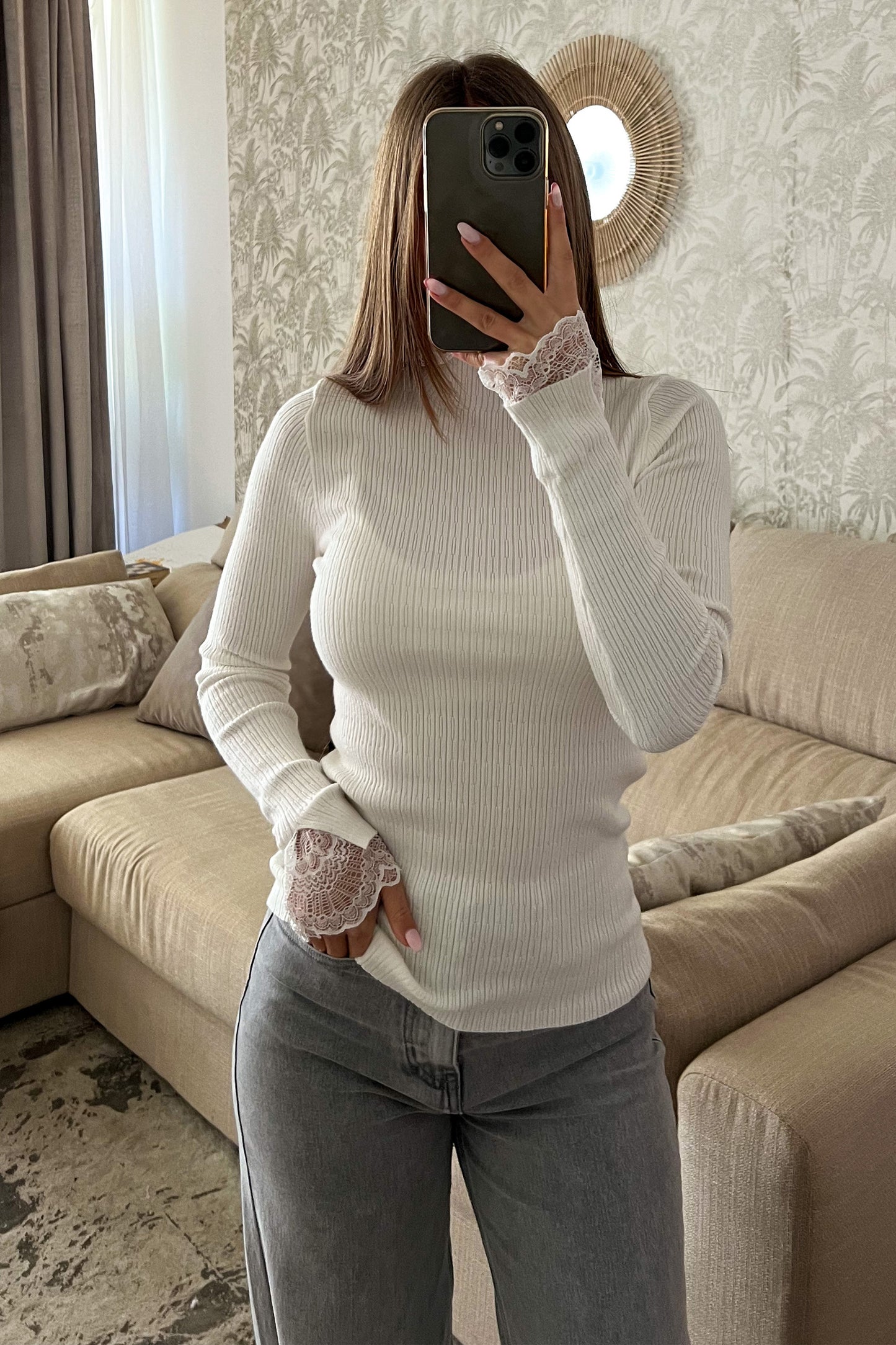 Blouse blanche DENTELLE