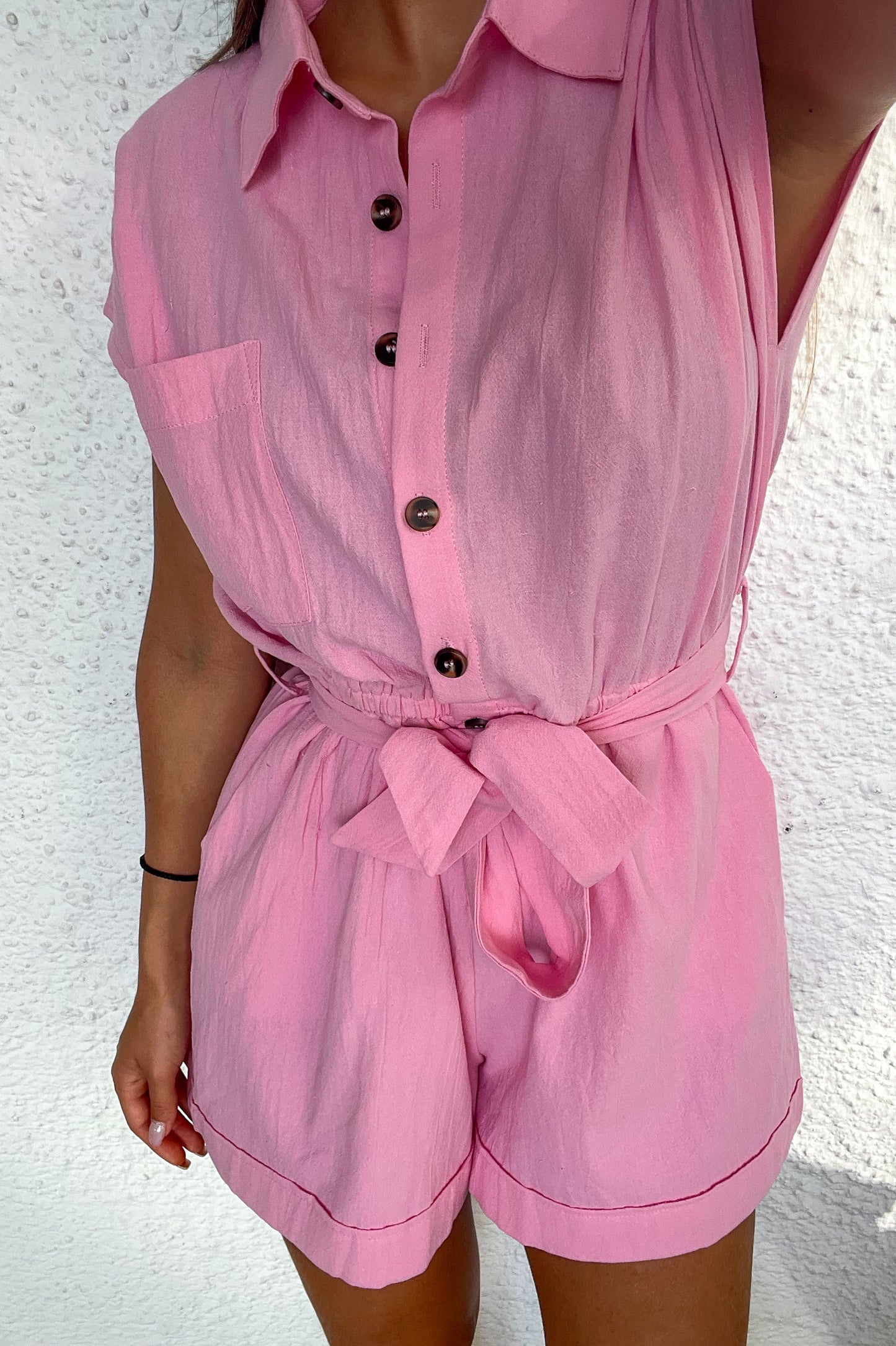 Combishort rose COTON