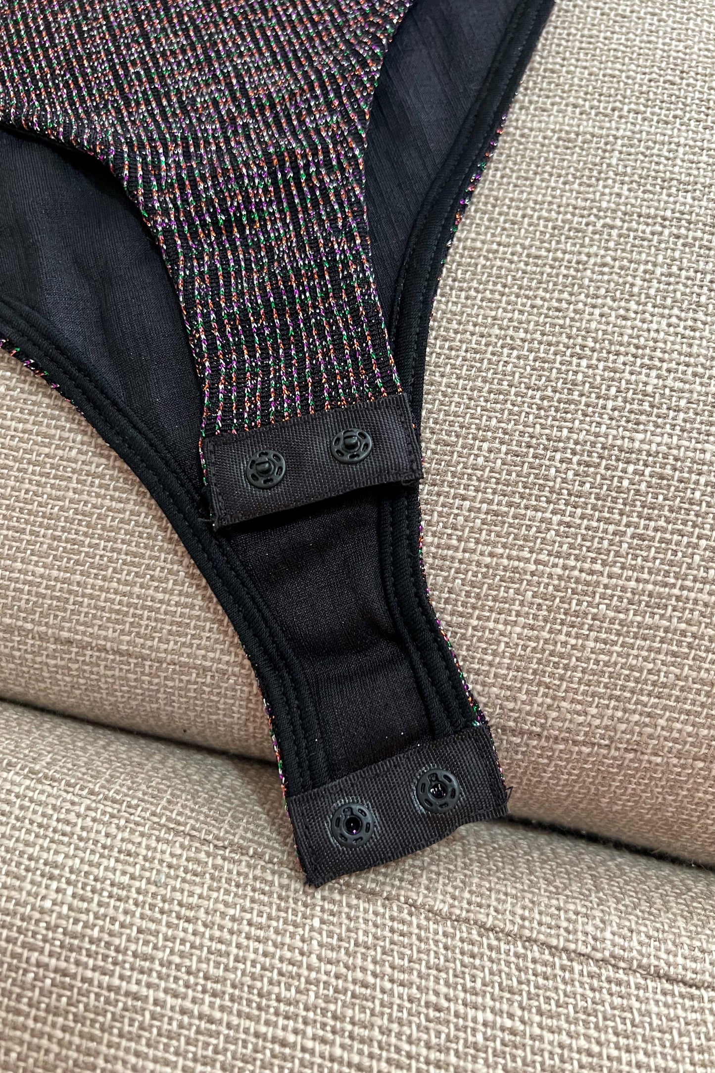 Body bustier pailleté