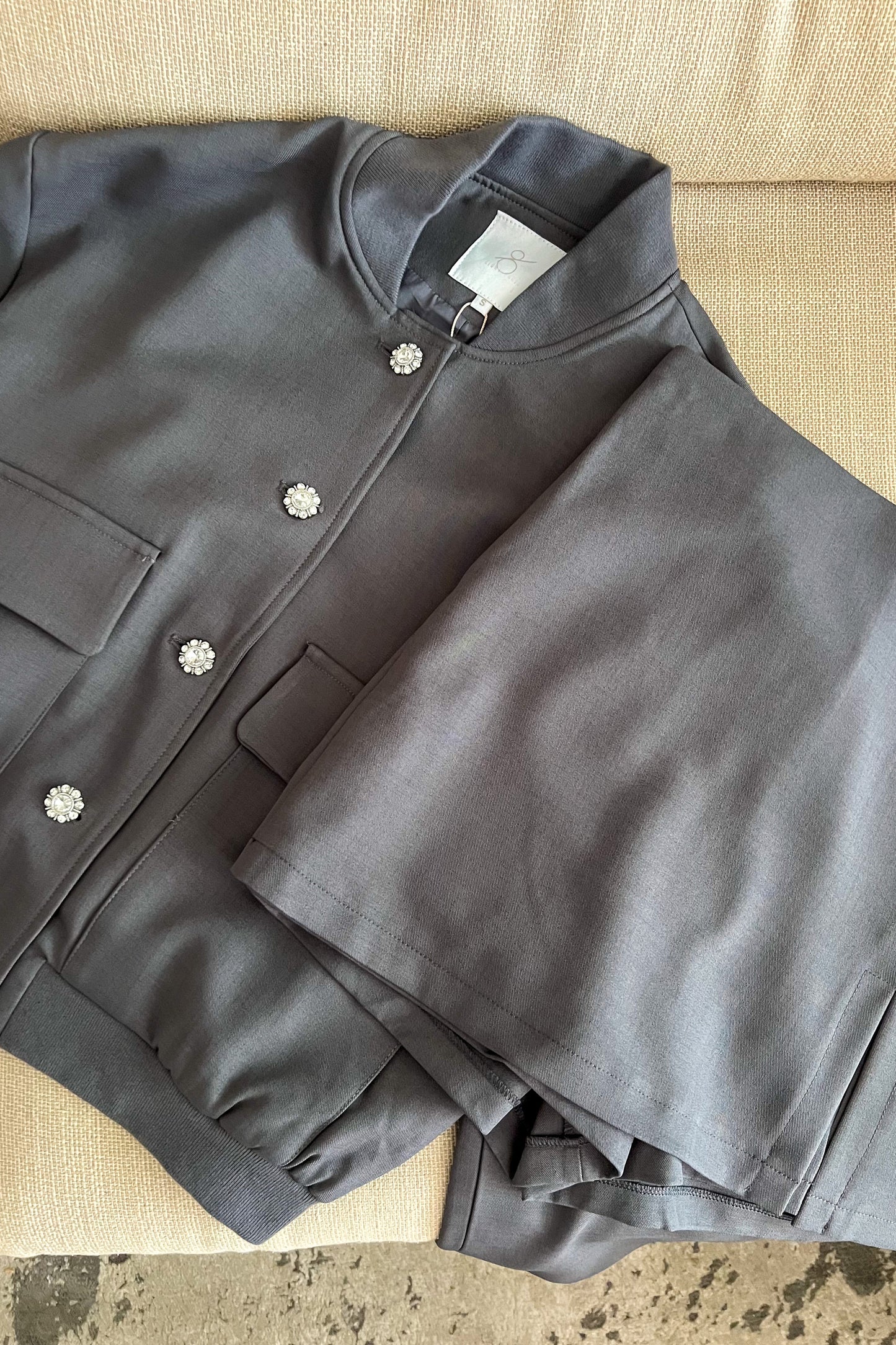 Jupe-short ANGELE grise