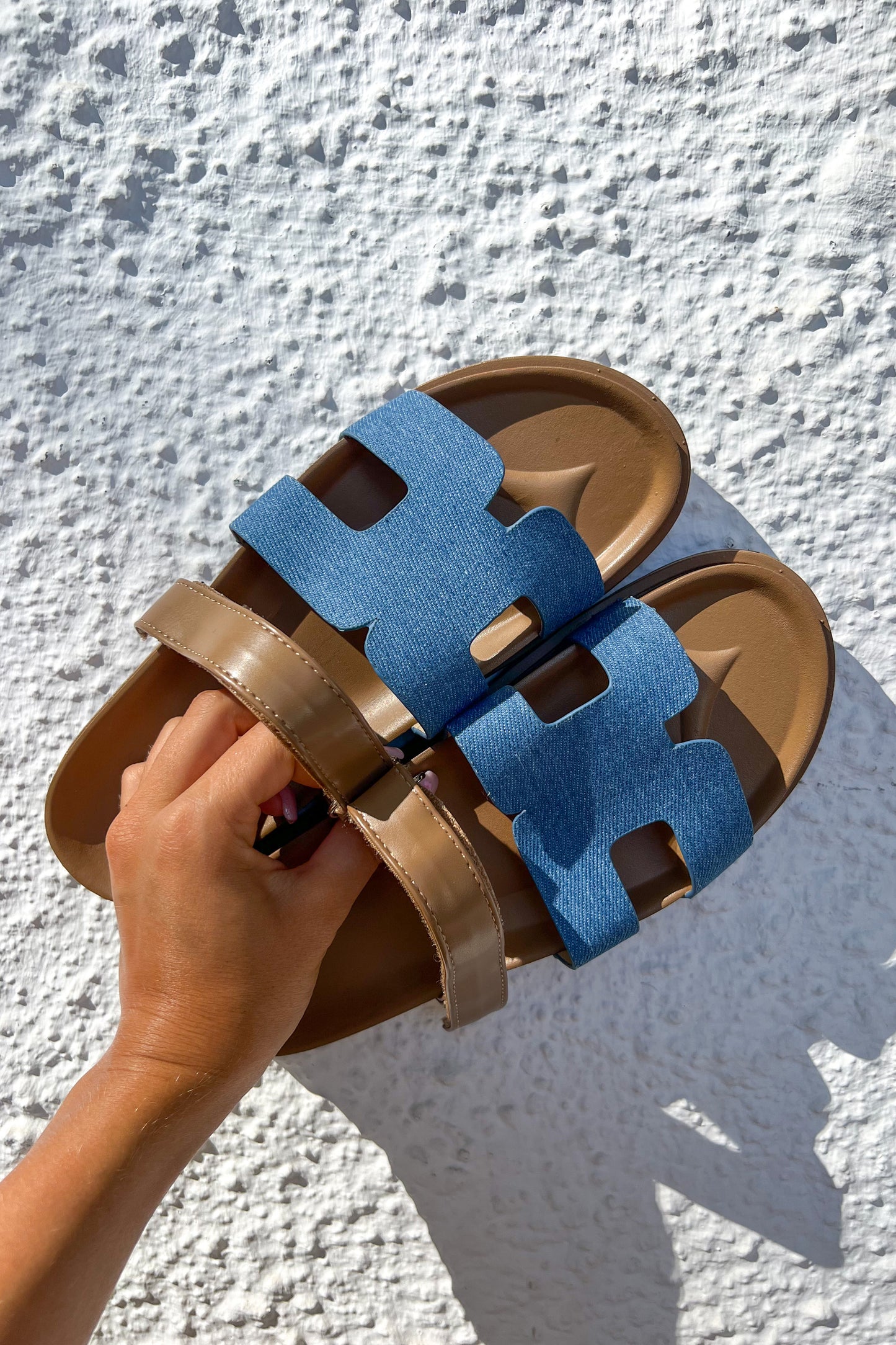 Sandales RHODES jeans/beige