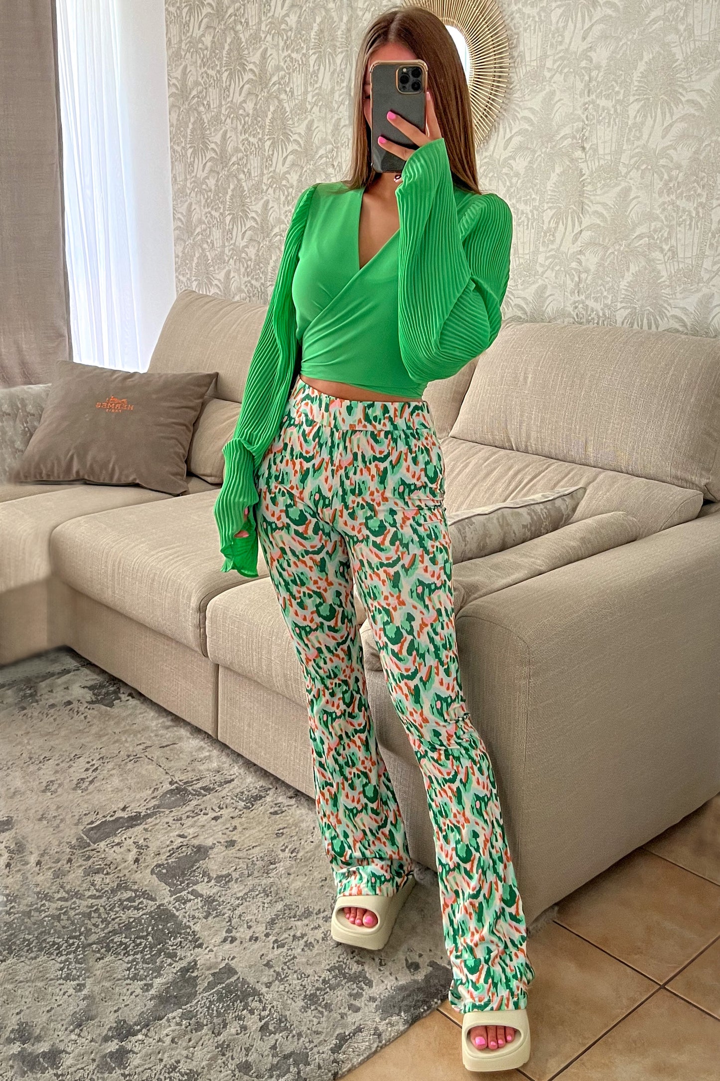 Pantalon EDEN vert
