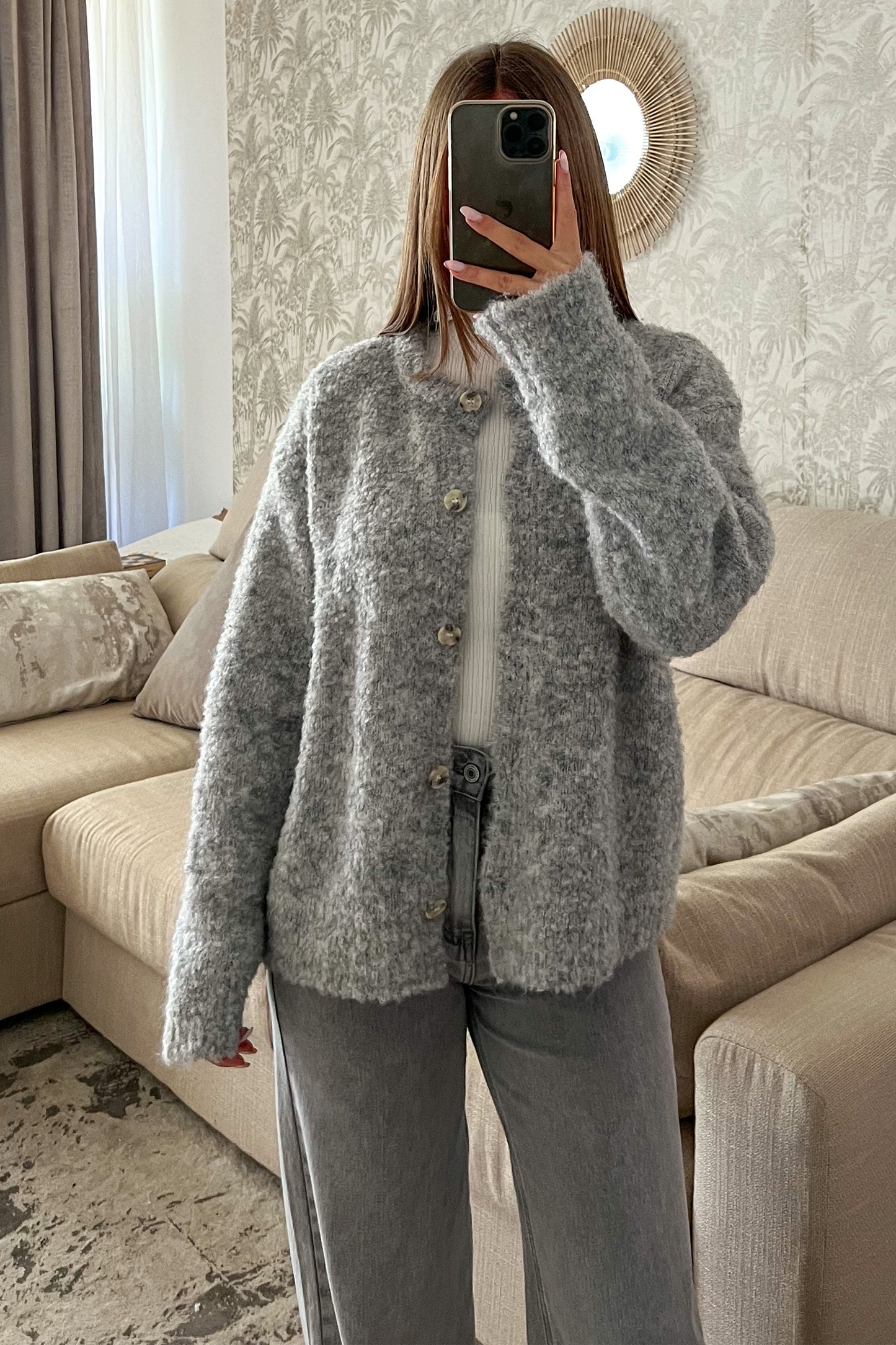 Cardigan doux en laine