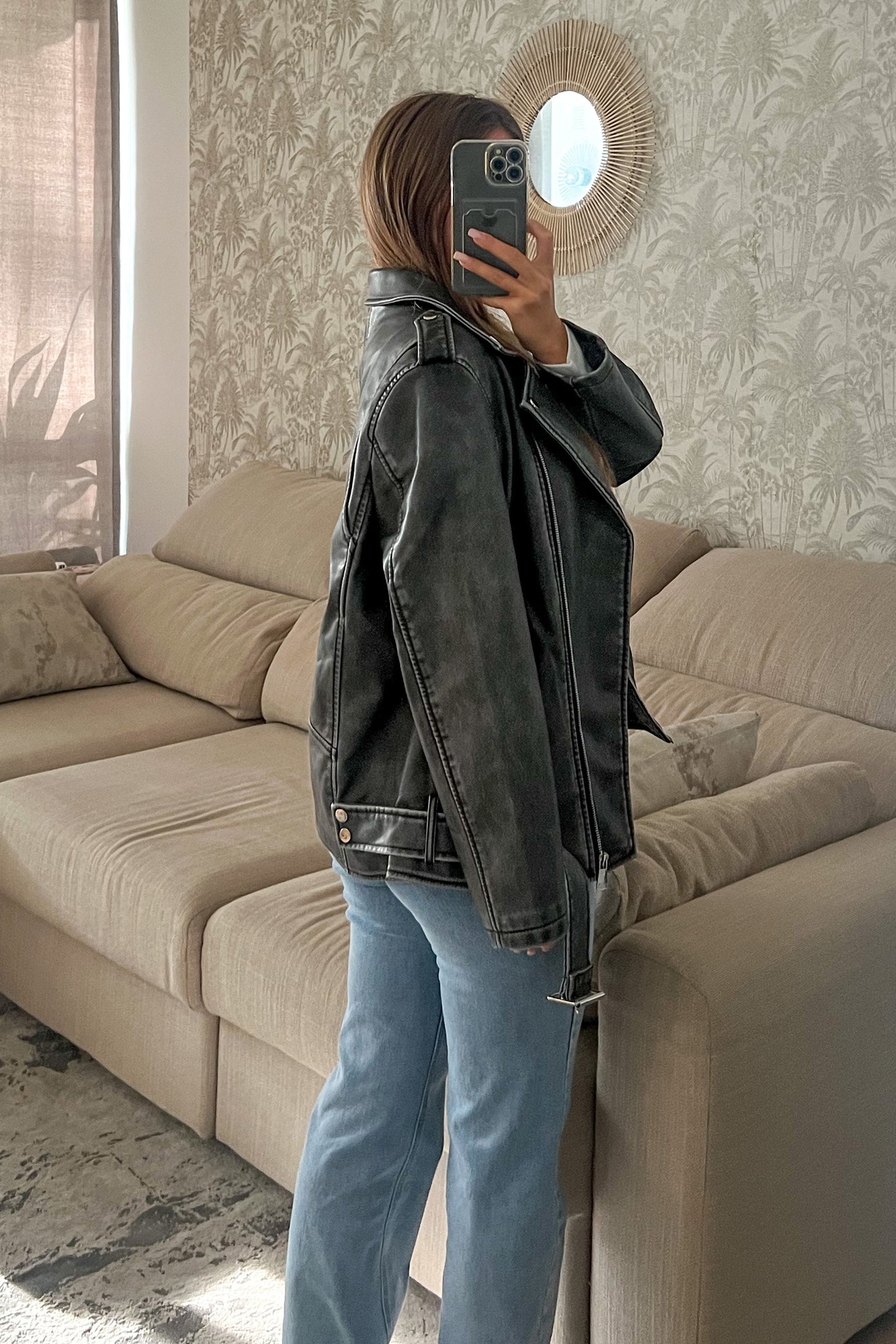 Perfecto oversize gris