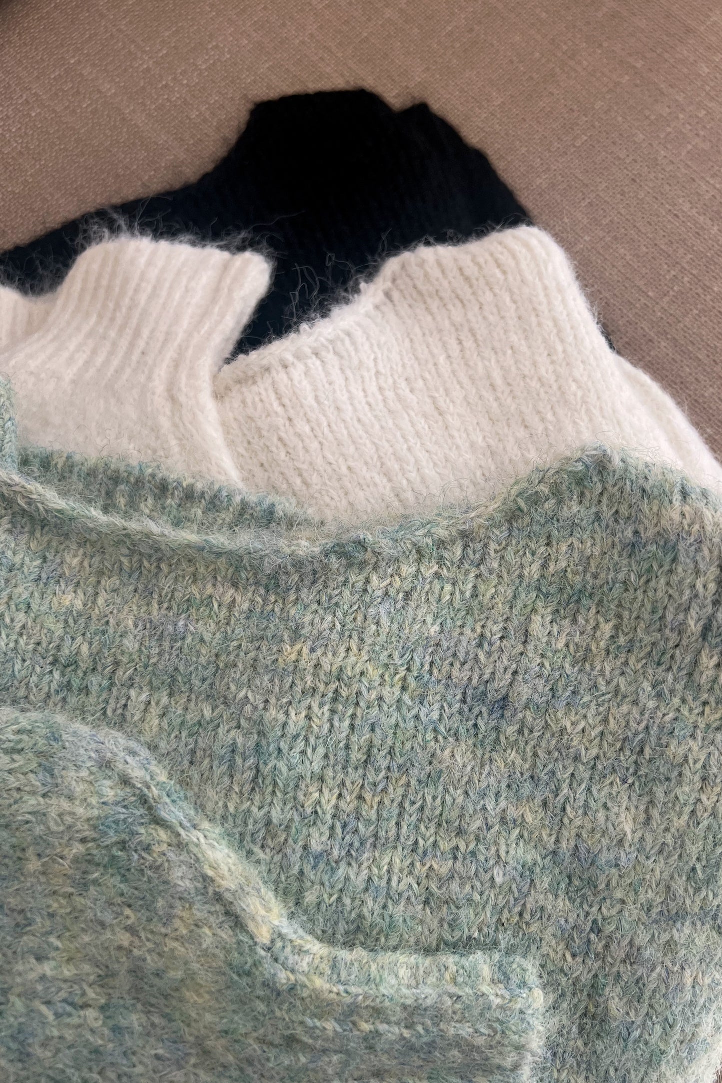 Pull DOUCEUR vert menthe