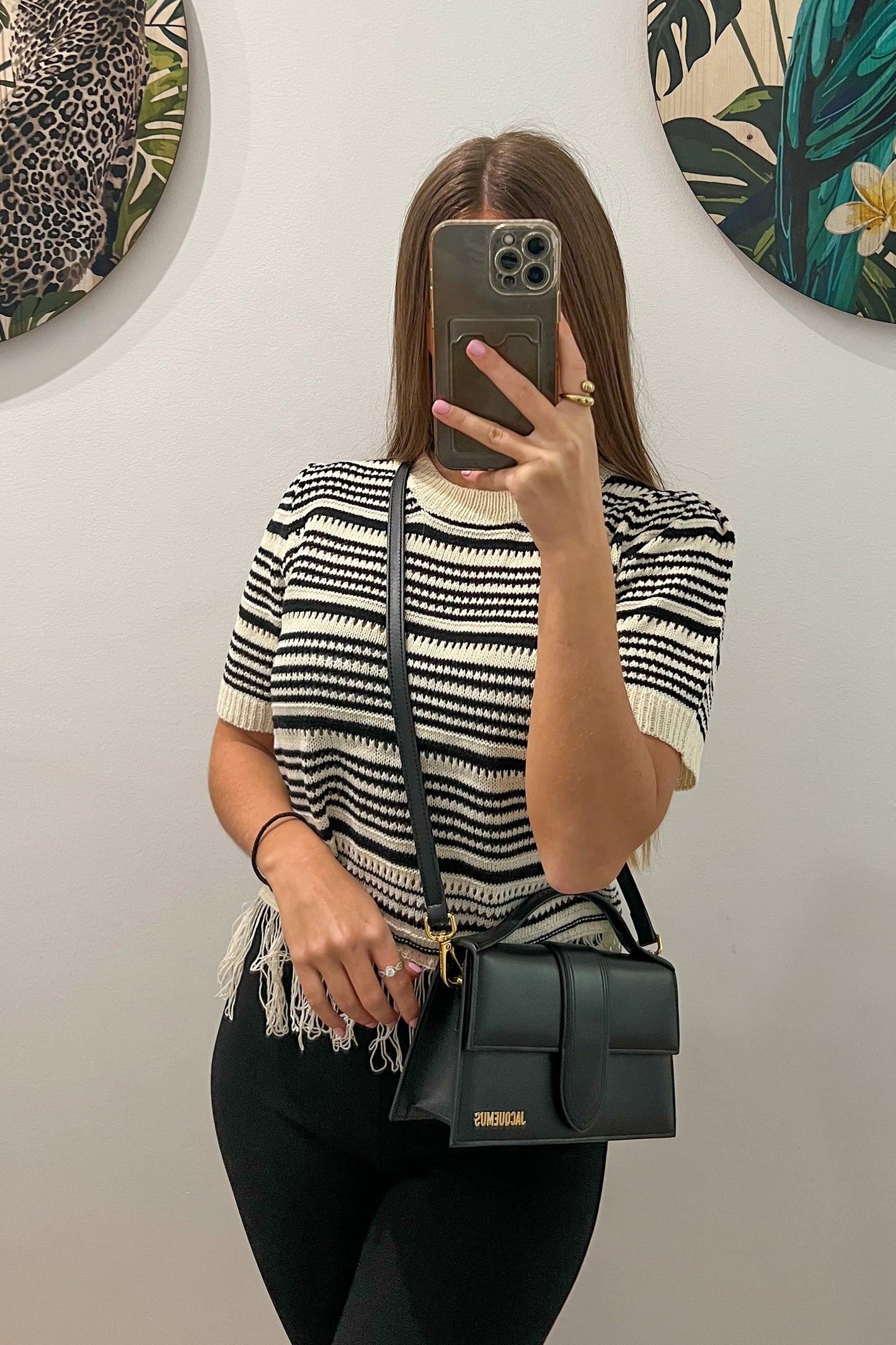 Top maille SUMMER noir