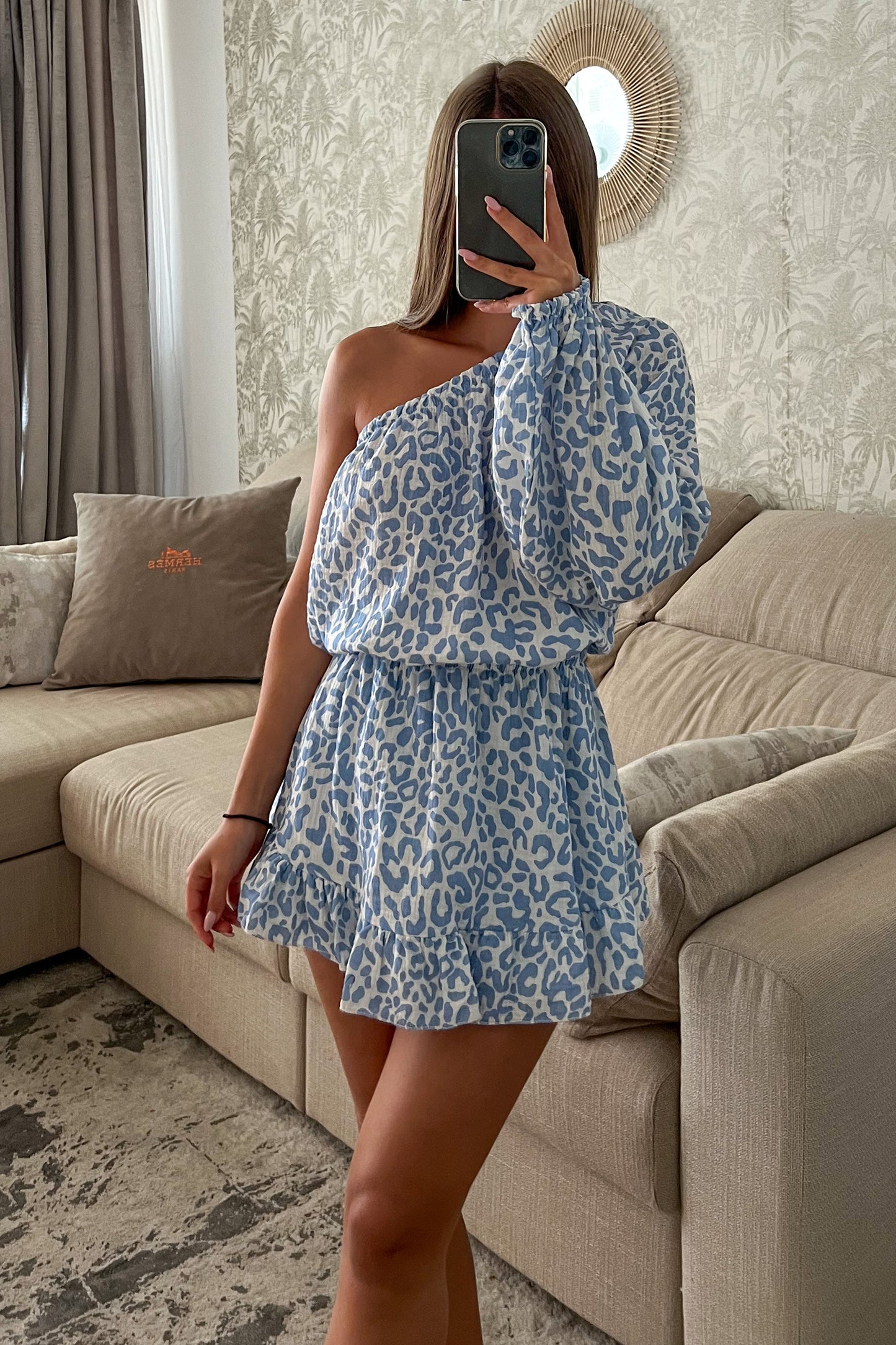 Combishort gaz de coton LÉO