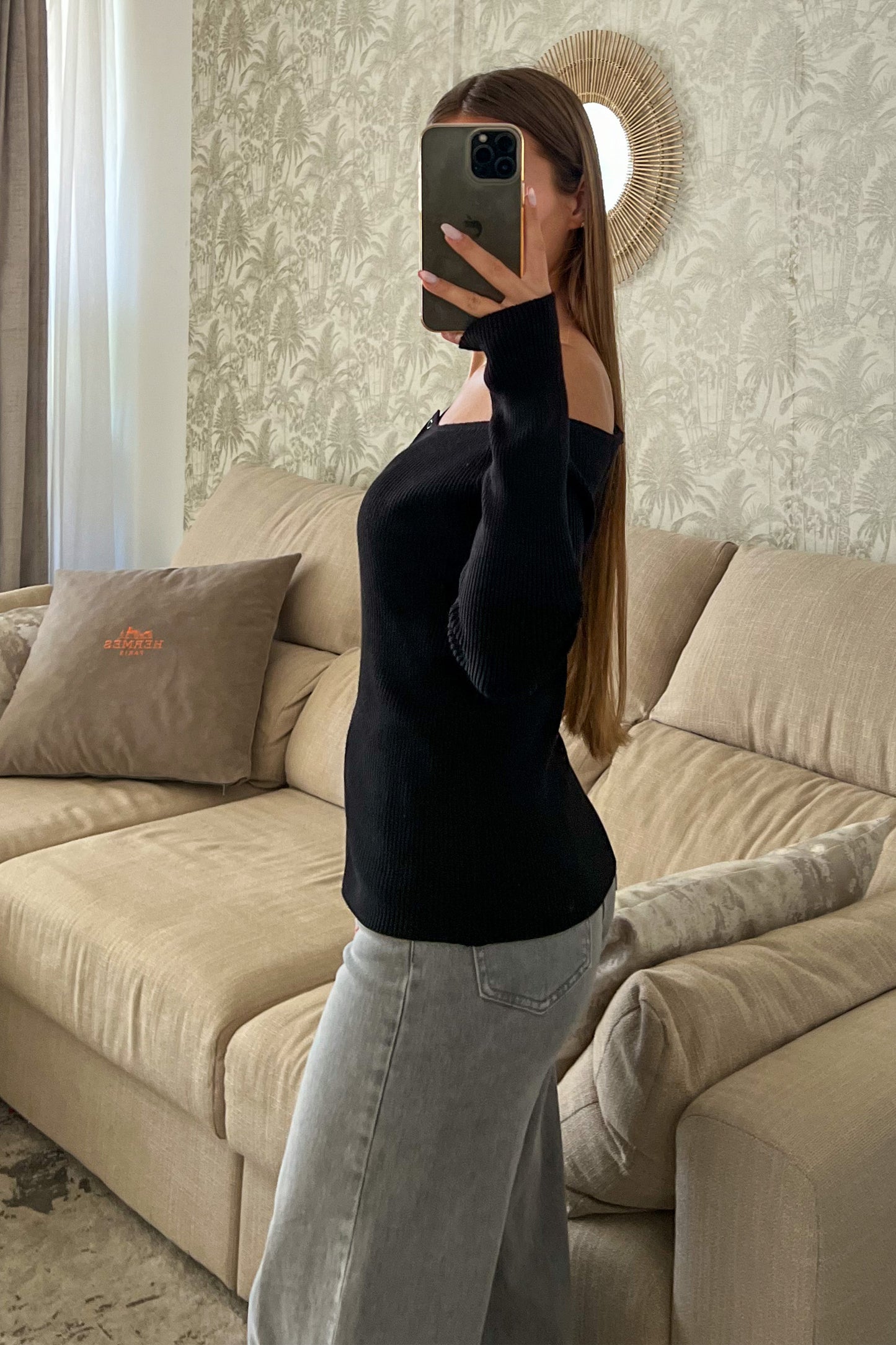 Blouse asymétrique NOIRE