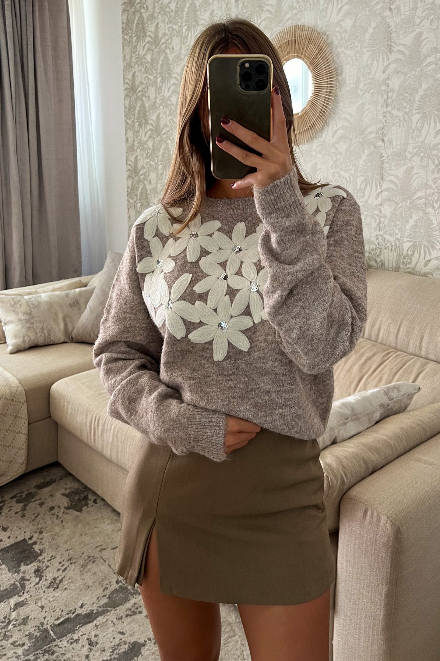 Pull beige MARGOT