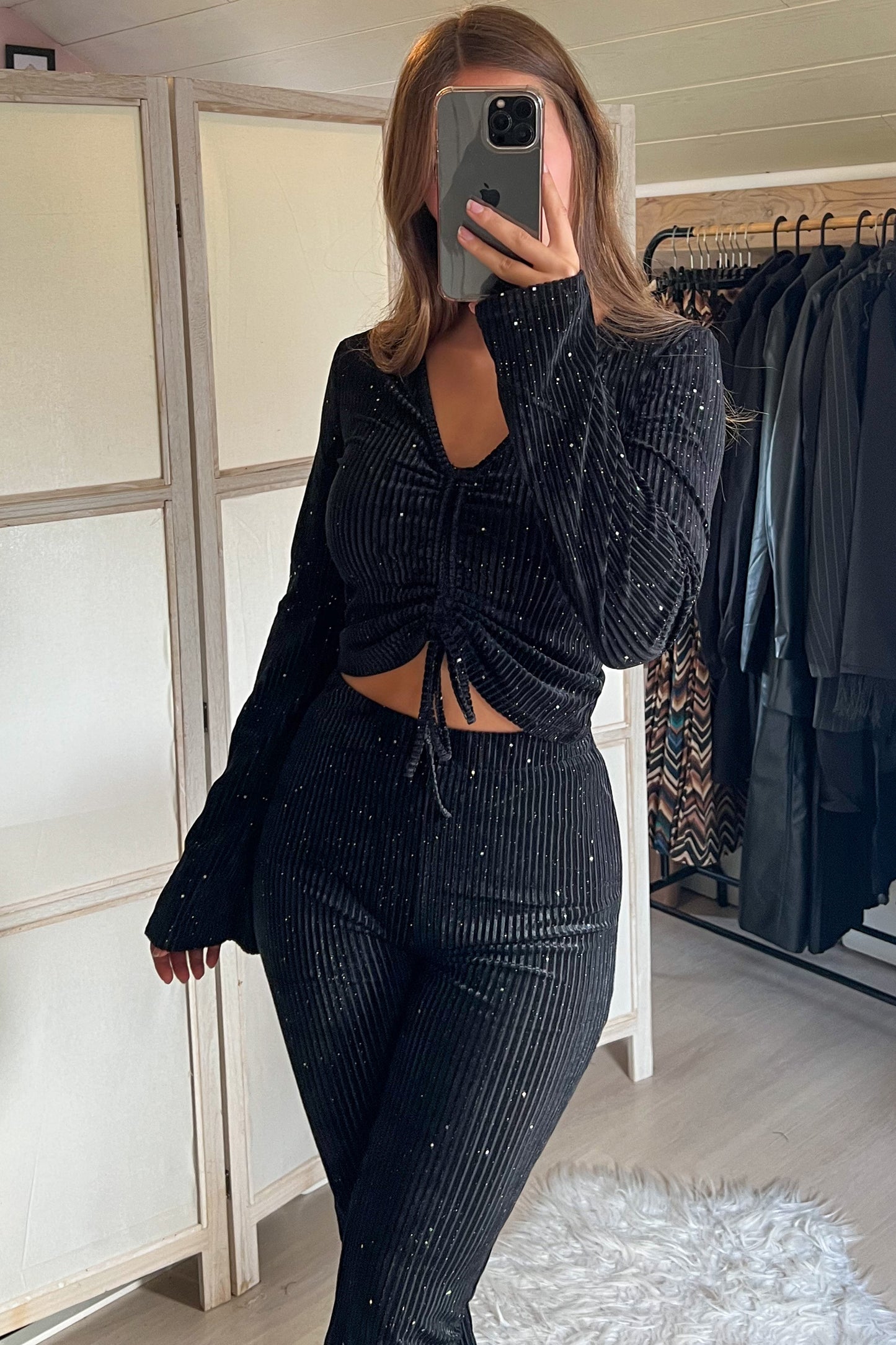 Blouse pailletée TYA