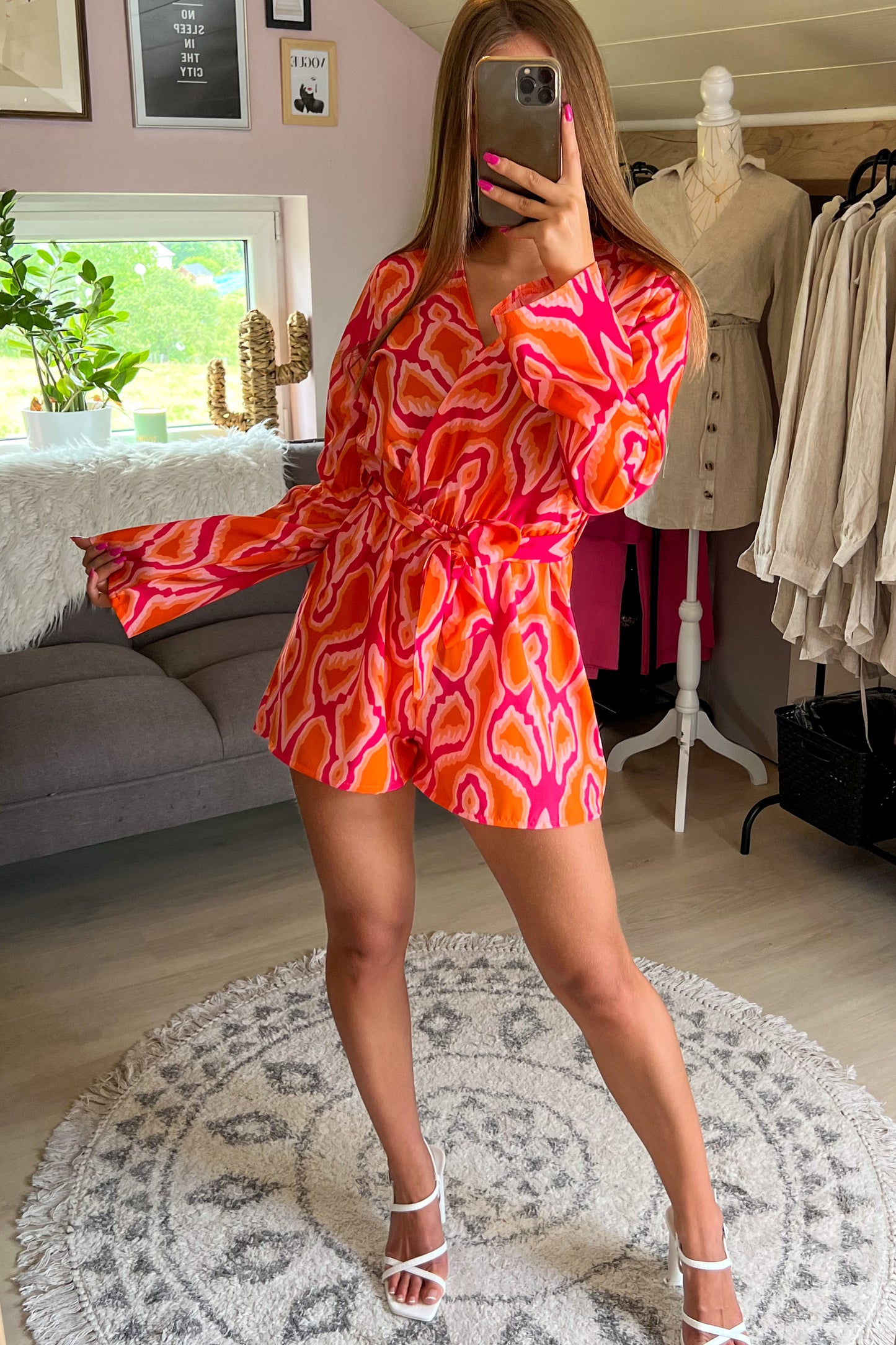 Combi-short Stormi rose