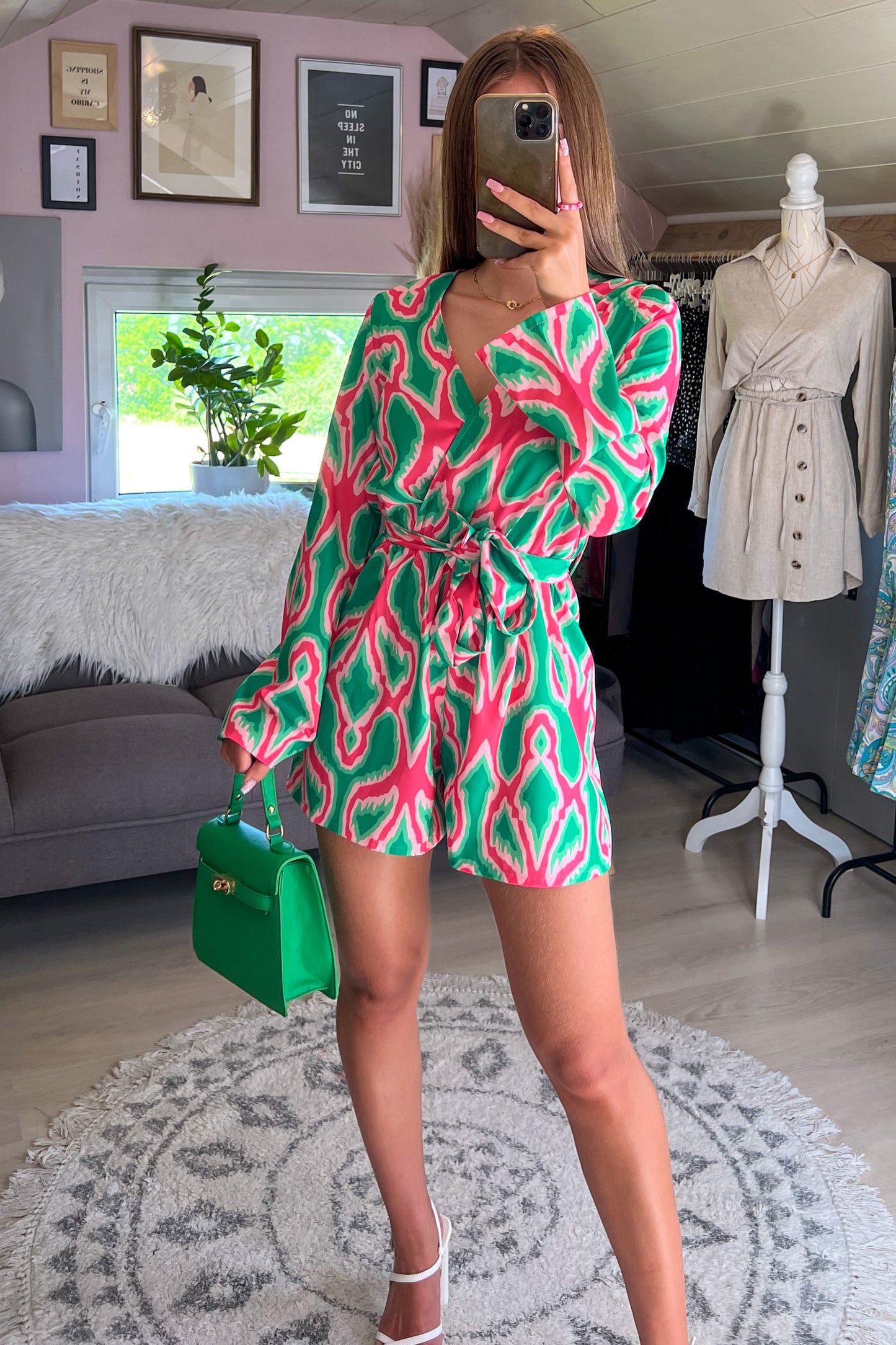 Combi-short Stormi verte