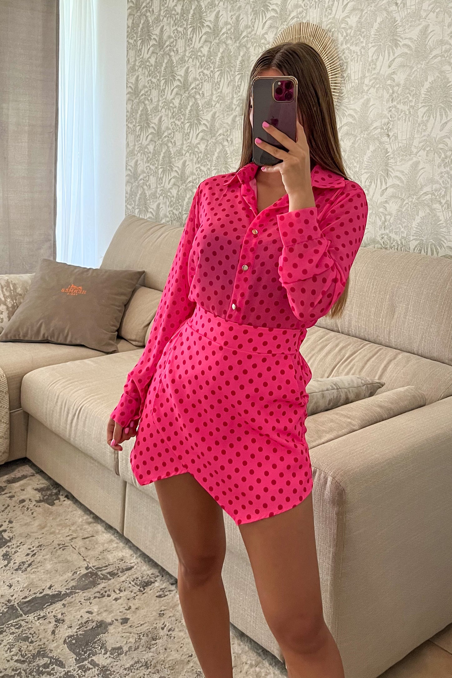 Ensemble à pois ROSE