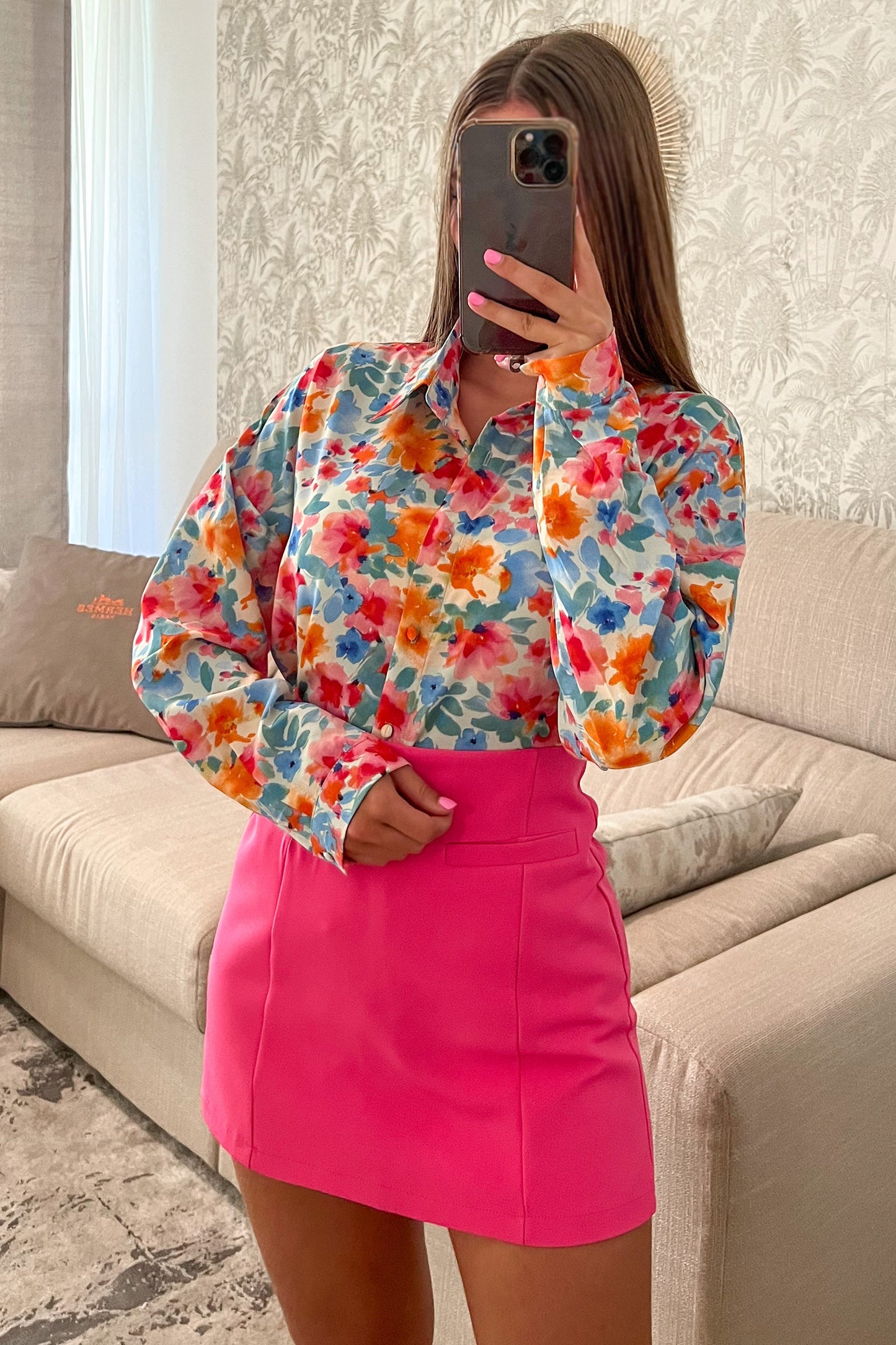 Chemise fleurie LILI