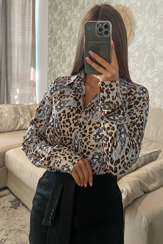 Chemise léopard