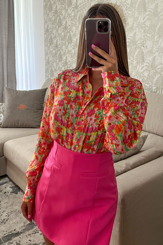 Chemise fleurie LOLITA