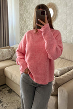 Charger l&#39;image dans la galerie, Pull col montant ROSE
