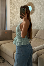 Charger l&#39;image dans la galerie, Blouse CÉLINE menthe
