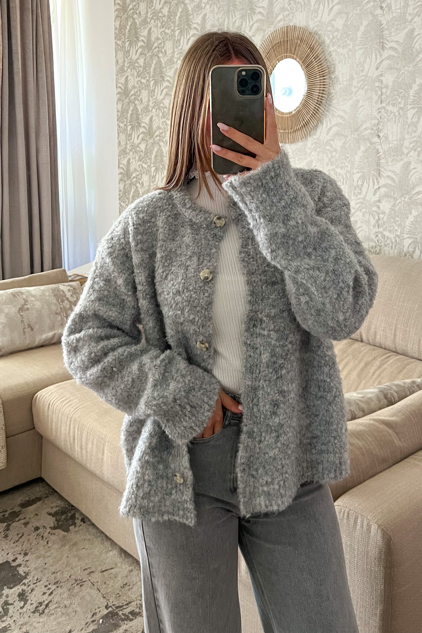 Cardigan doux en laine