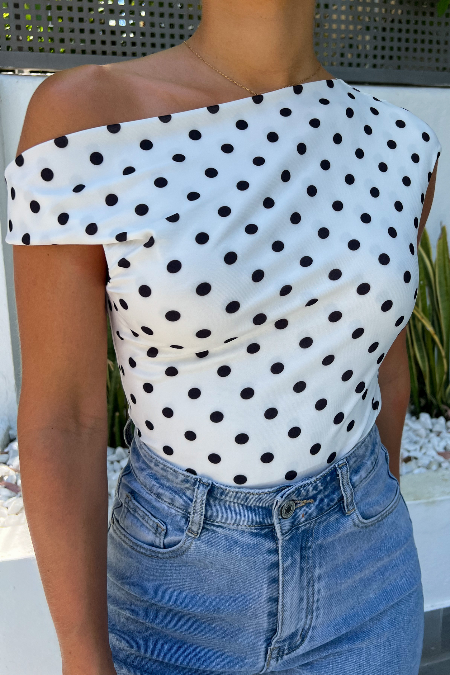 Blouse POLKA blanche