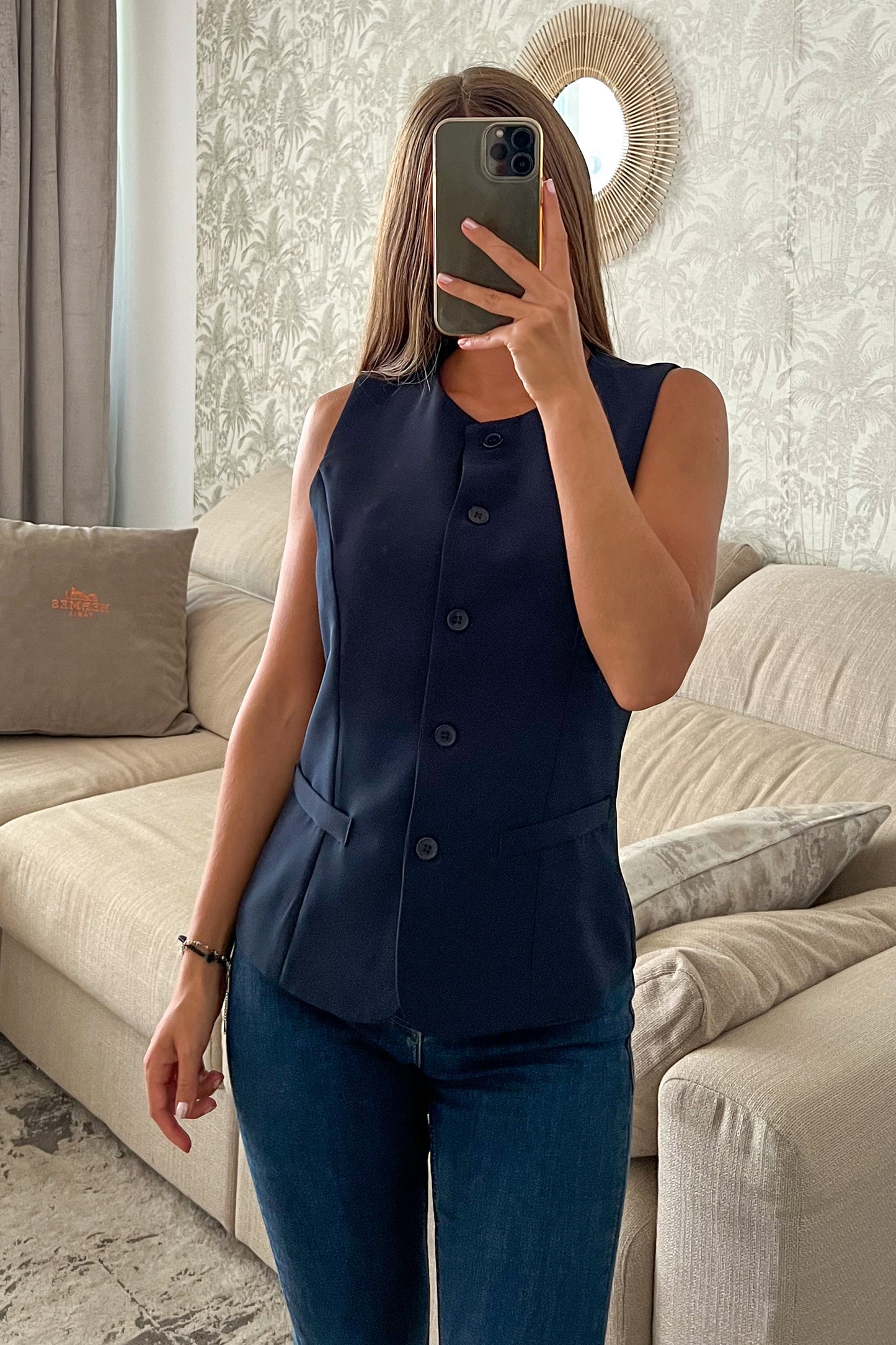 Haut KARL bleu foncé