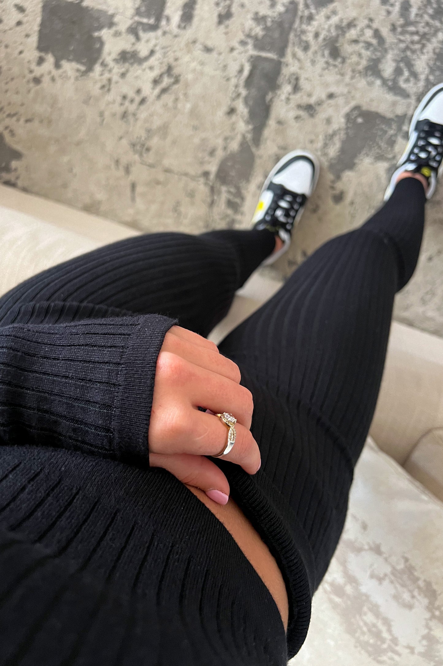 Ensemble lounge noir