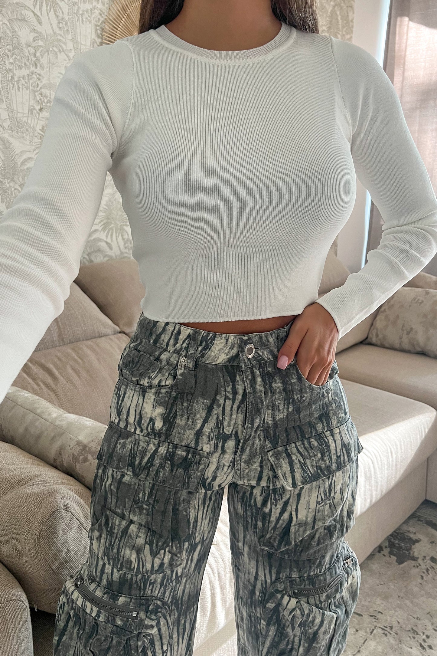 Cargo multi-poches GRIS