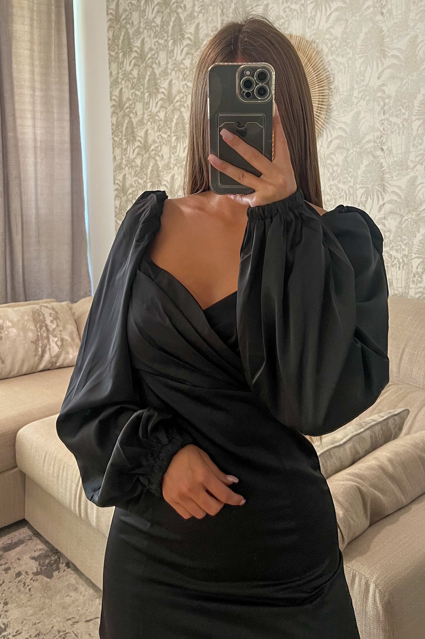 Robe satinée ANNA