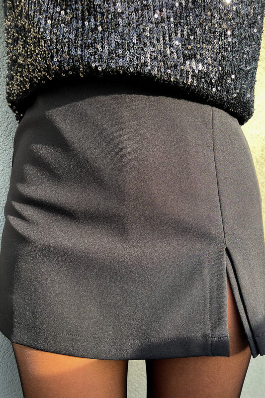 Jupe-short ANGELE noire