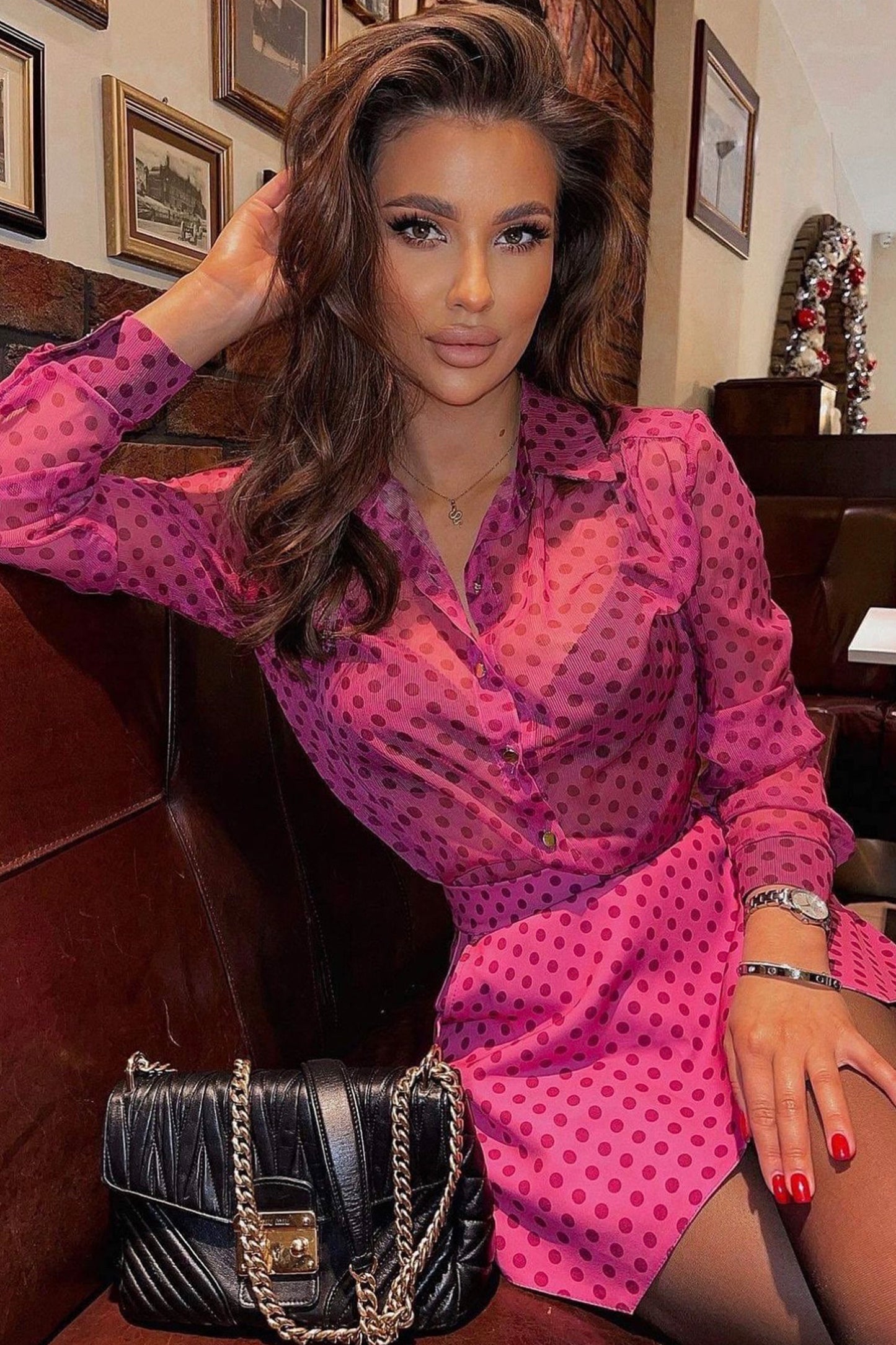 Ensemble à pois ROSE