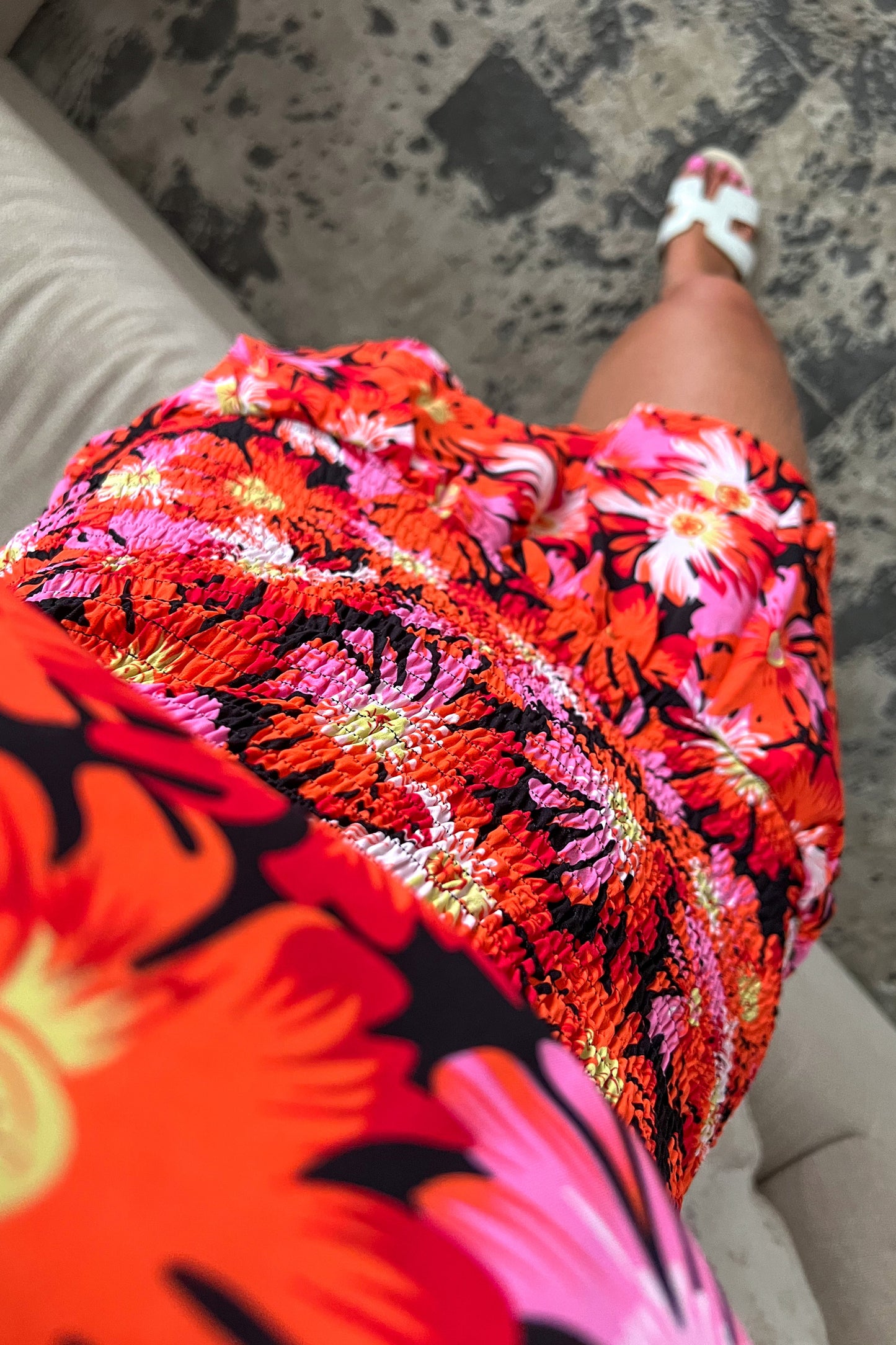 Robe dos nu ORANGE