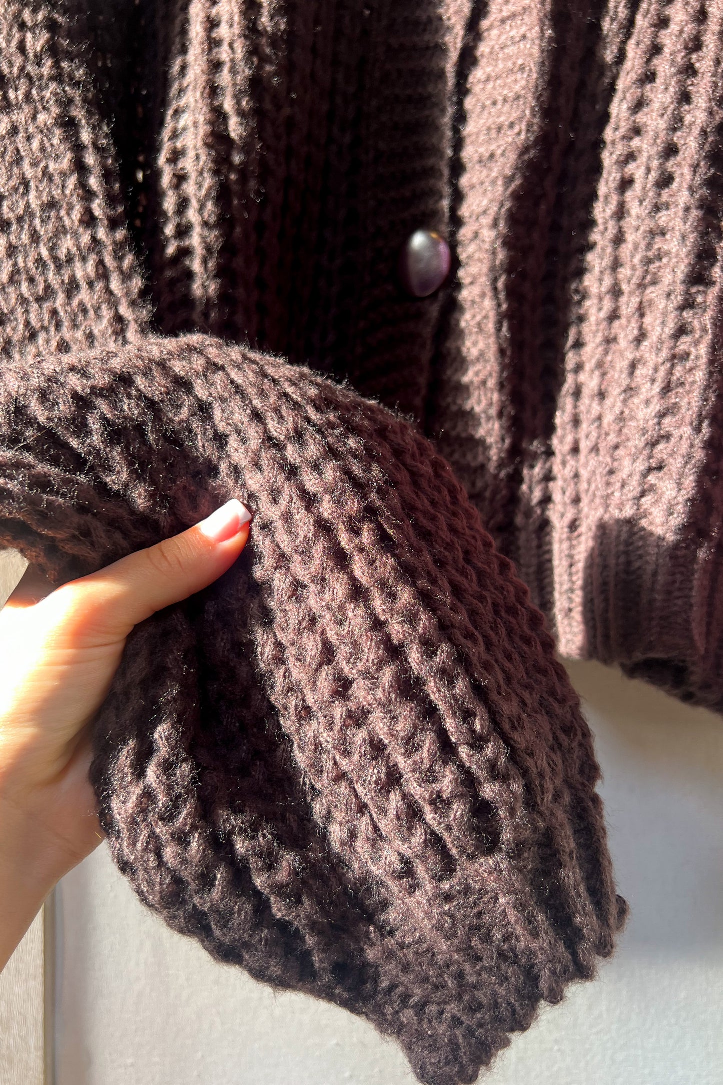 Gilet en grosse maille CHOCO