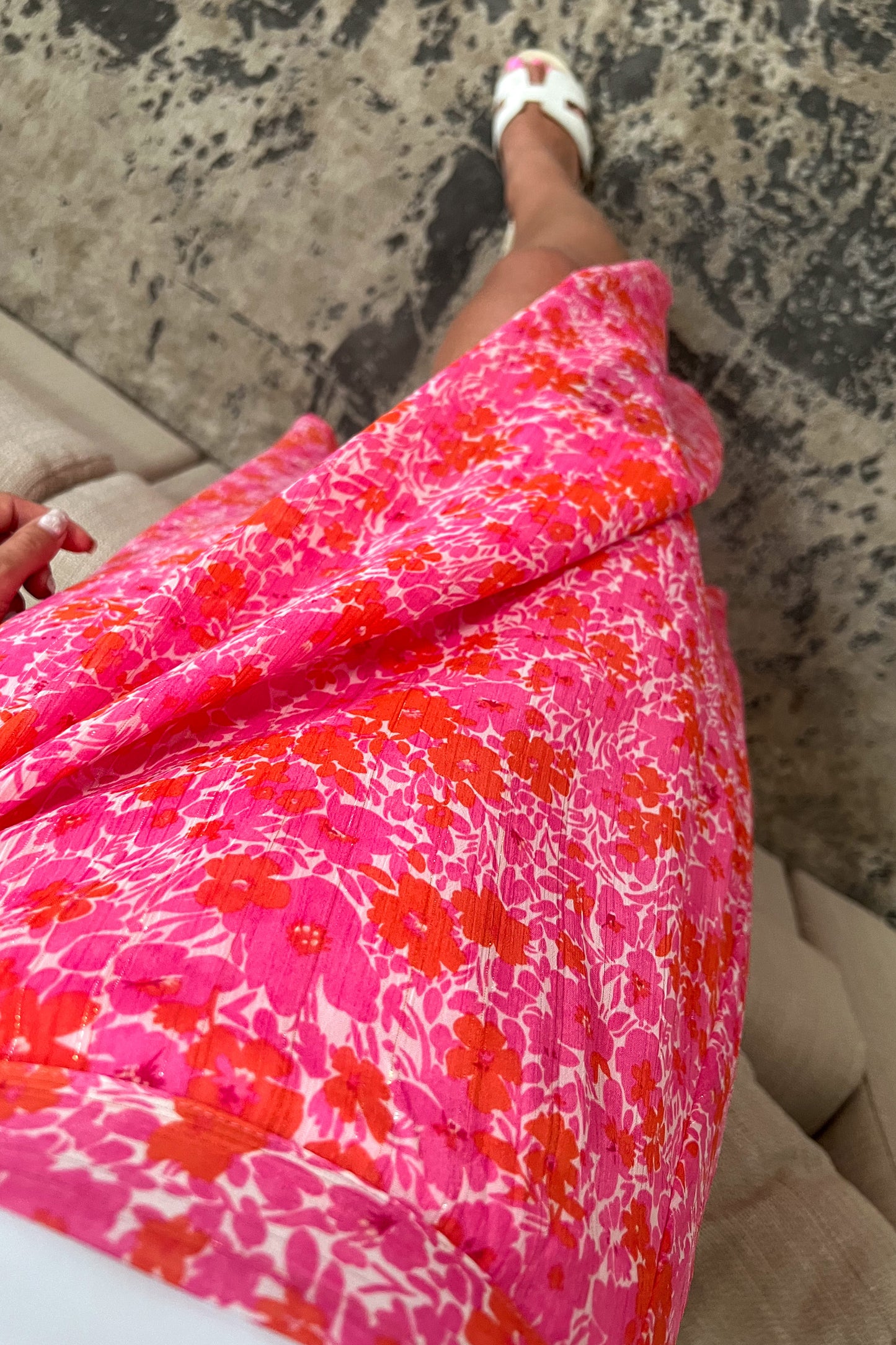 Jupe longue fente FLORA