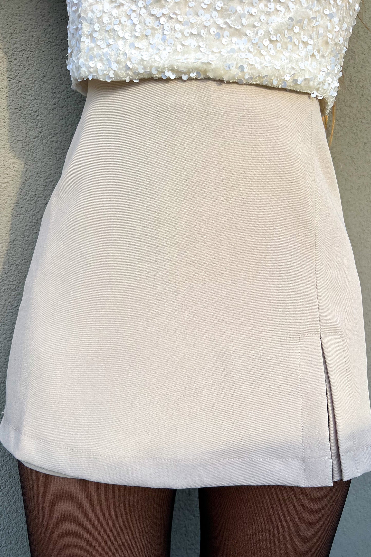 Jupe-short ANGELE crème