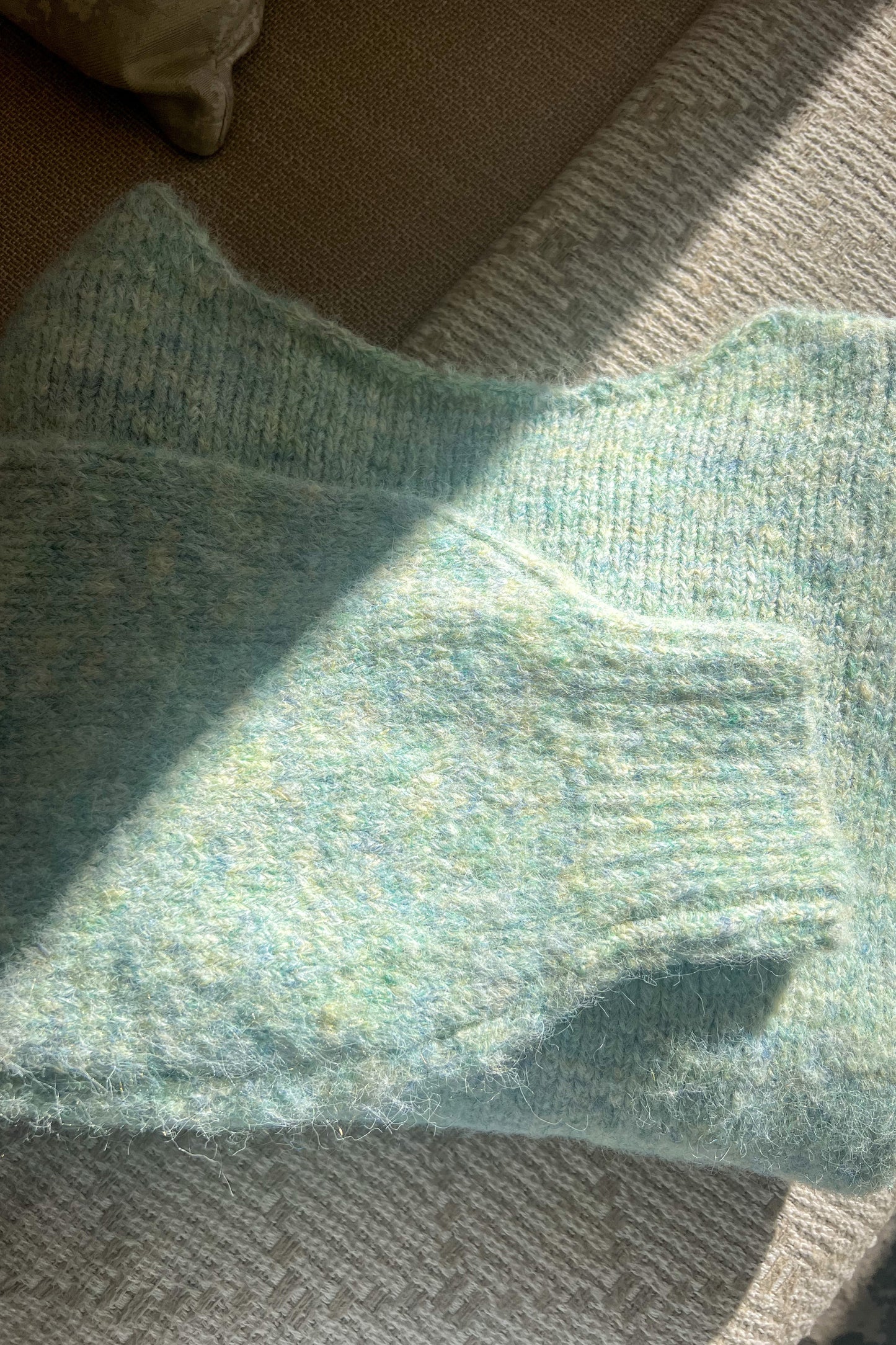 Pull DOUCEUR vert menthe