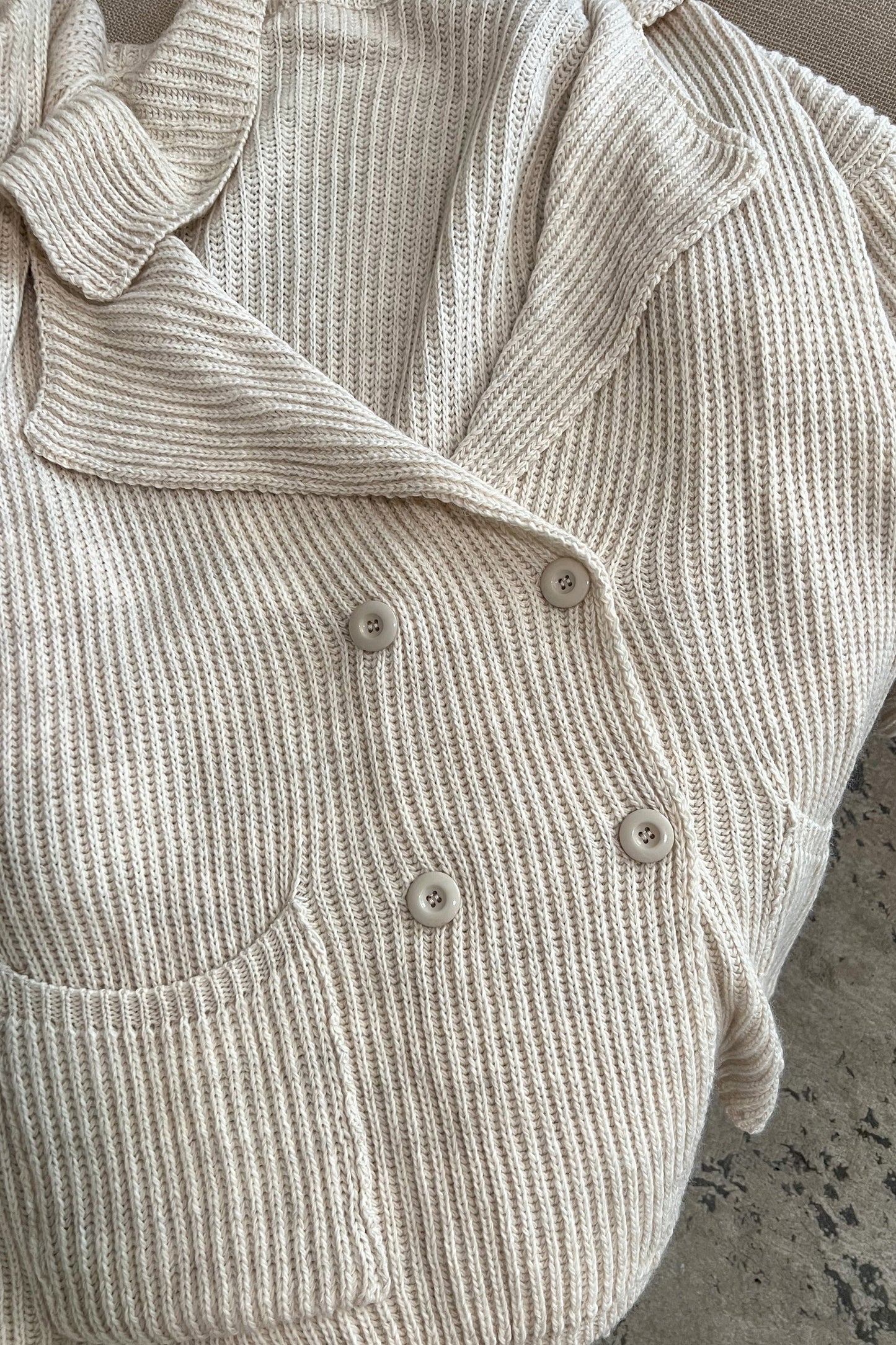 Gilet-veste coupe blazer BEIGE