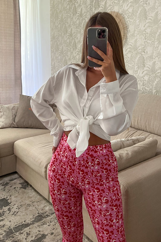 Chemise SATINÉE blanche