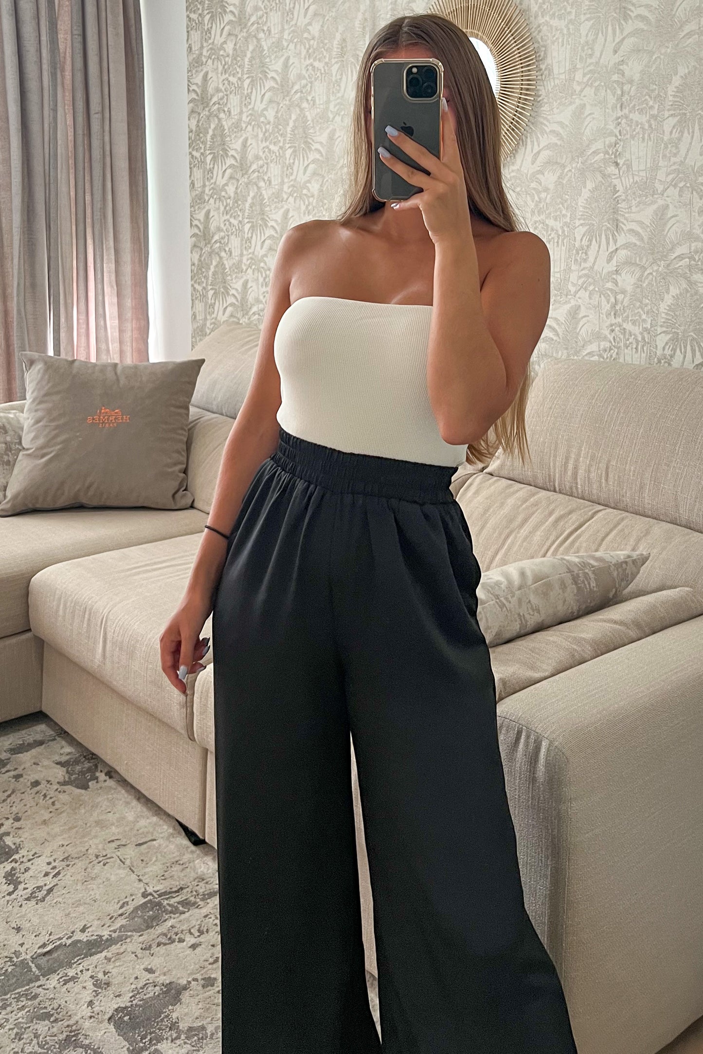 Pantalon fluide NOIR