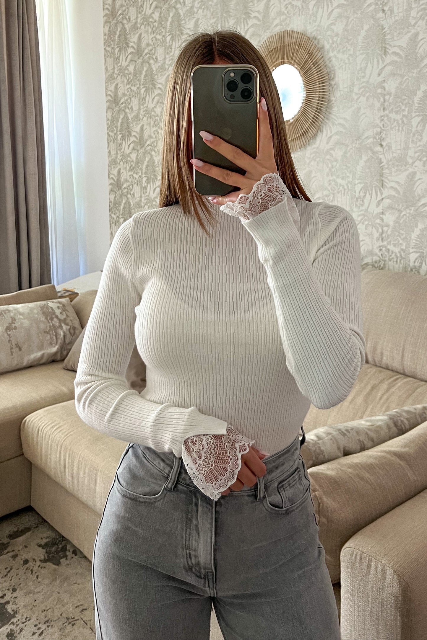 Blouse blanche DENTELLE