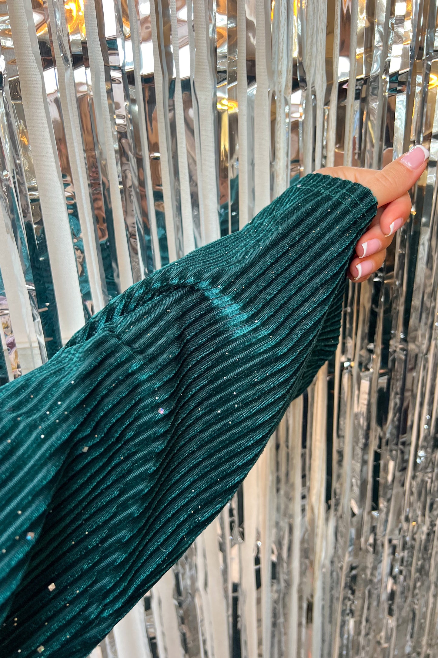 Ensemble VELOURS vert foncé