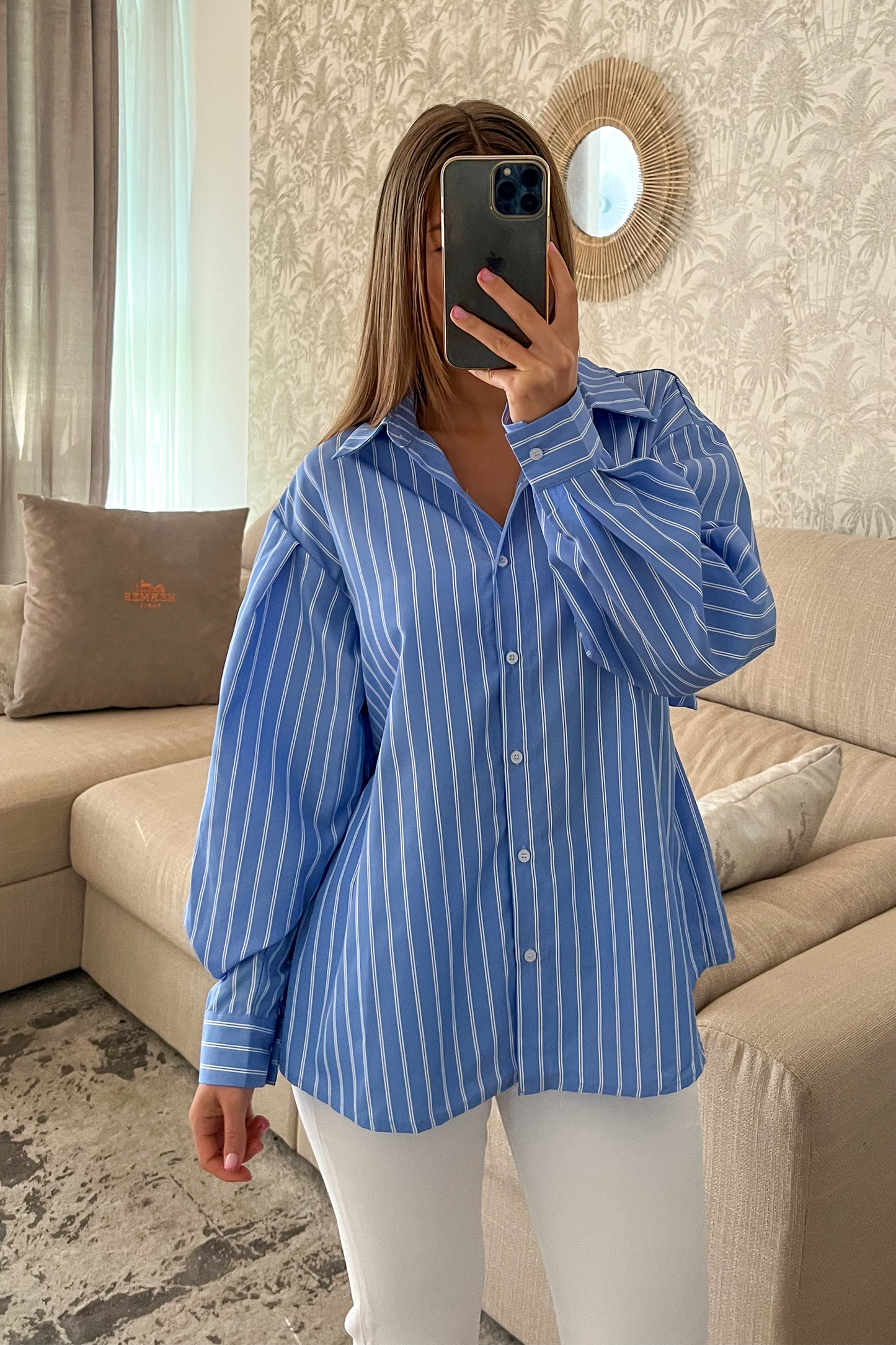 Chemise bleue LESLIE