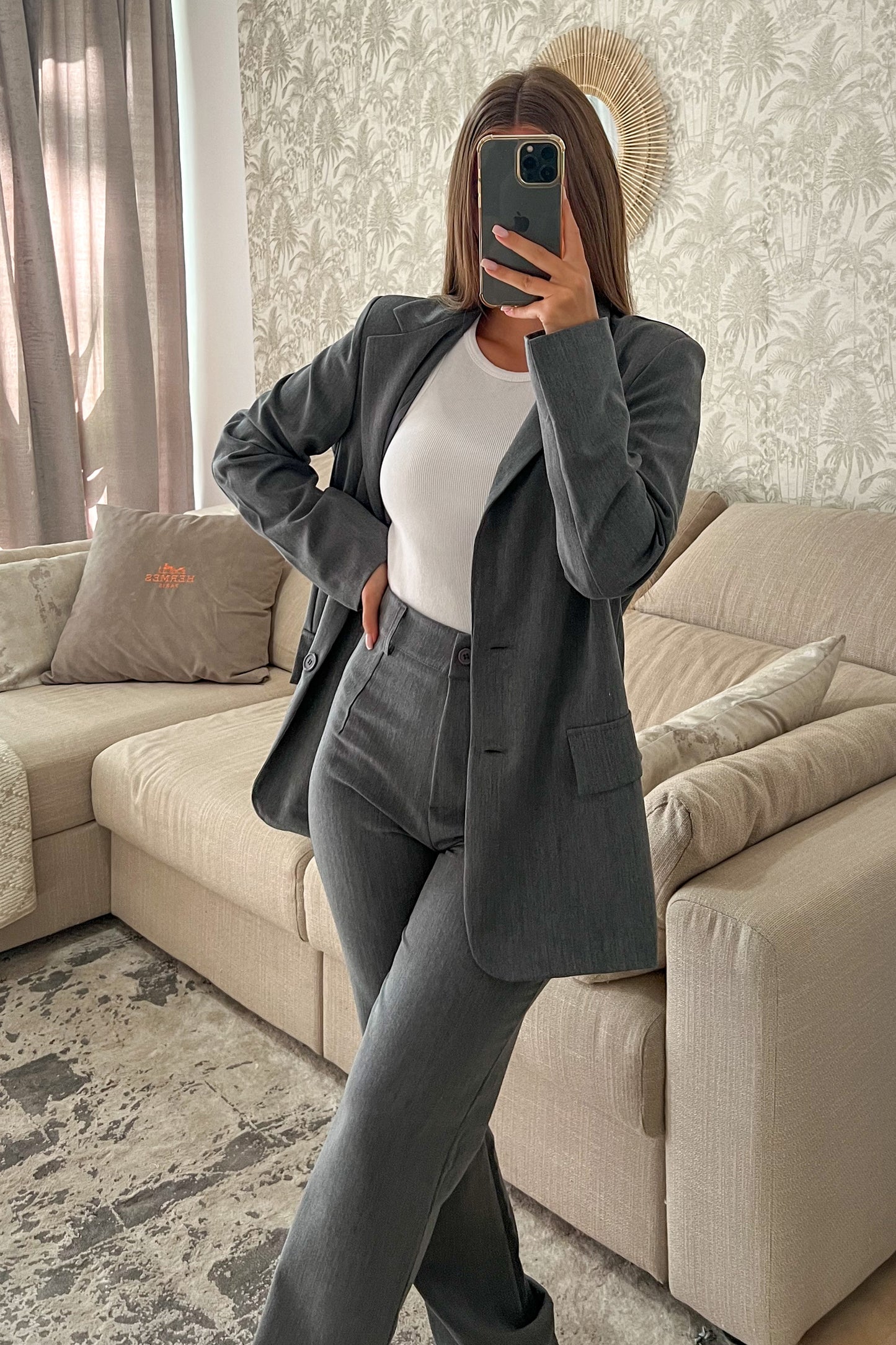Blazer gris JULIETTE