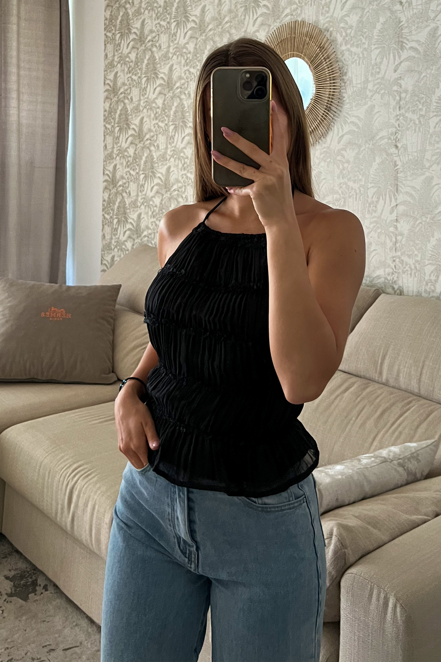 Blouse NOÉMIE noire