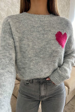 Charger l&#39;image dans la galerie, Pull LOVE gris
