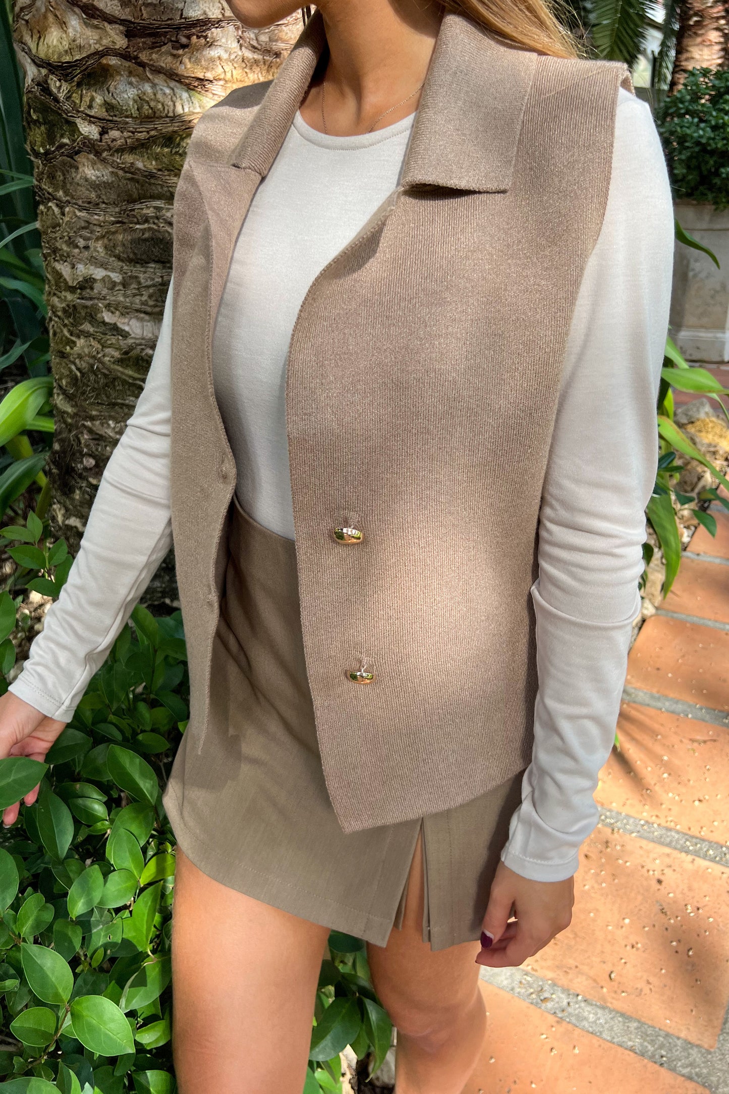 Blouse DIANA taupe