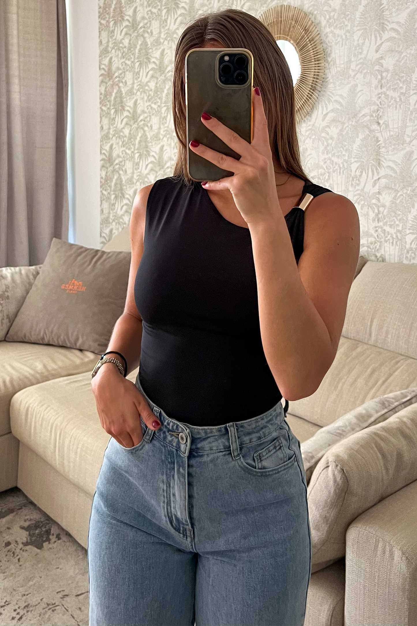 Blouse asymétrique NOIRE