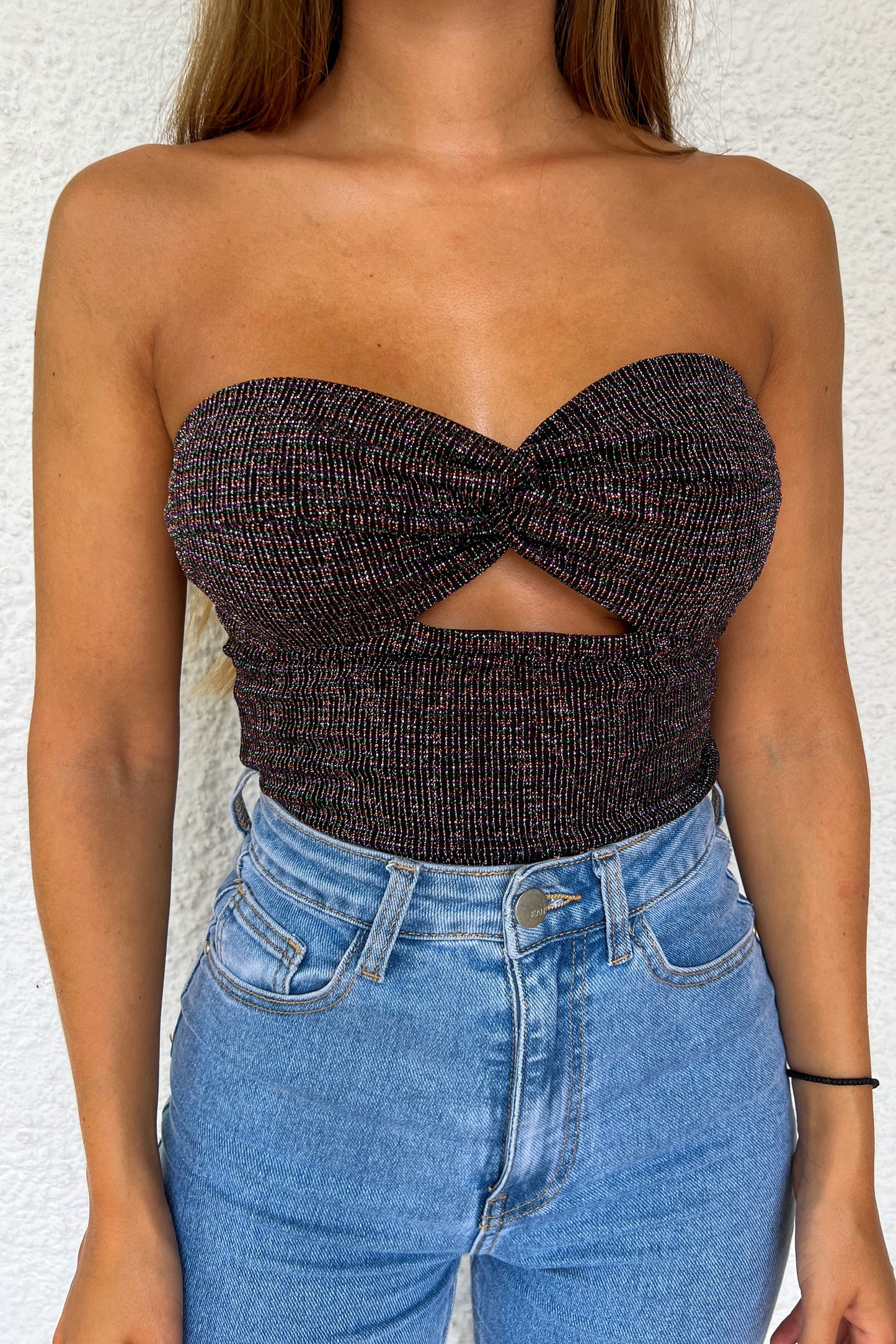 Body bustier pailleté