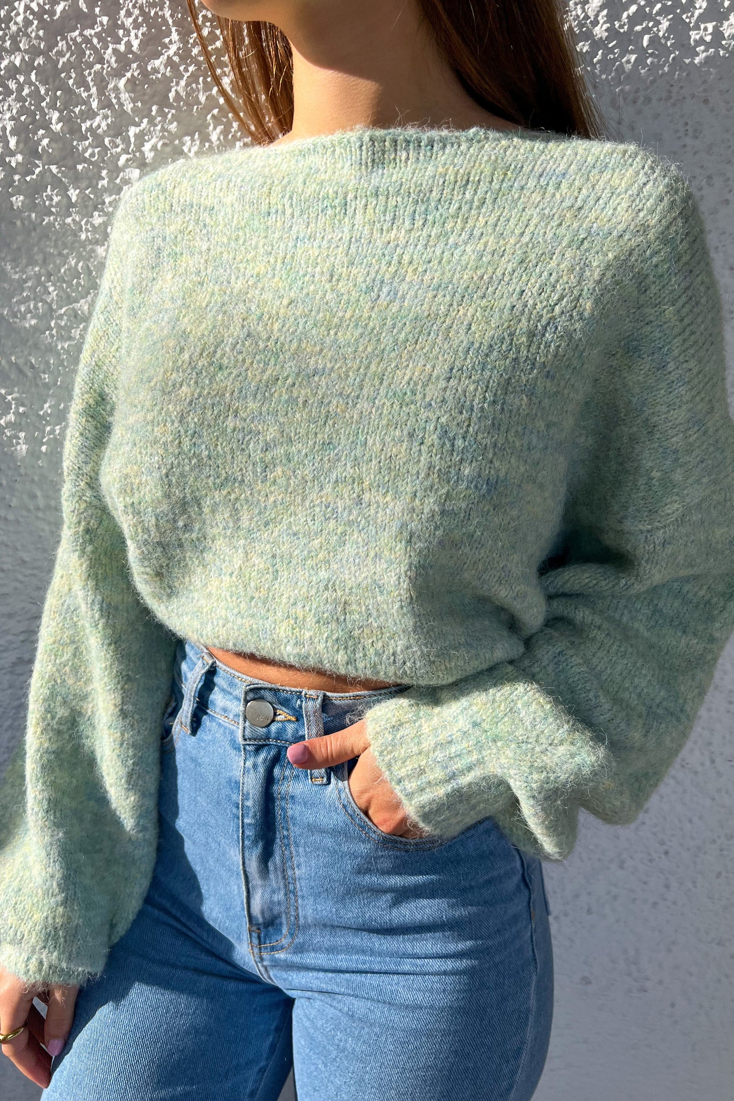 Pull DOUCEUR vert menthe