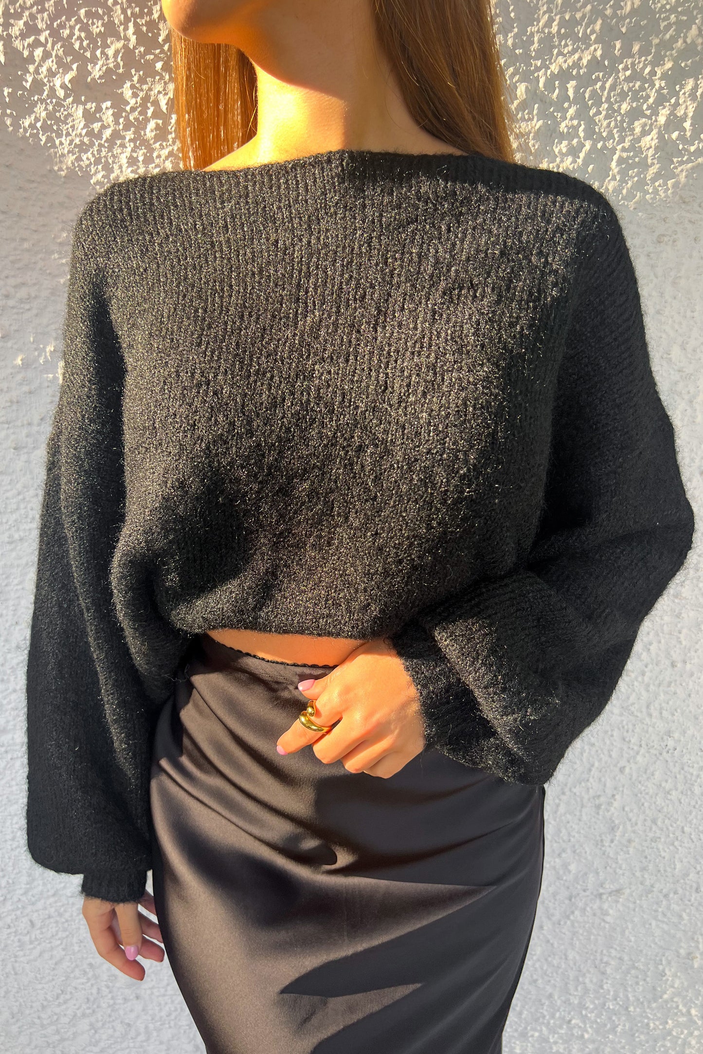 Jupe longue en SATIN