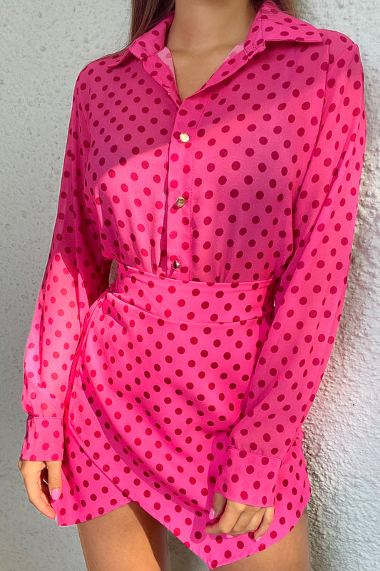 Ensemble à pois ROSE